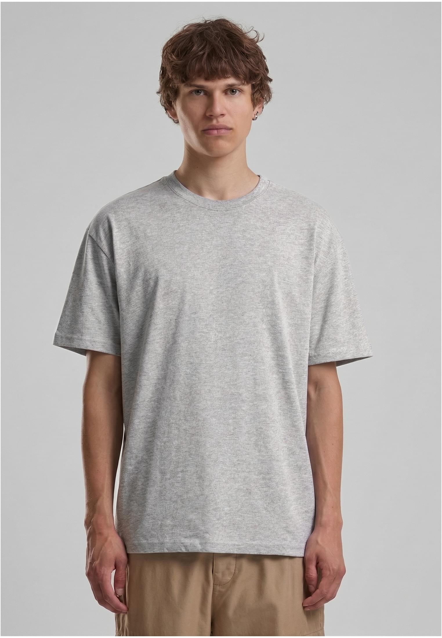 Cotton Loose Tee heathergrey | heathergrey