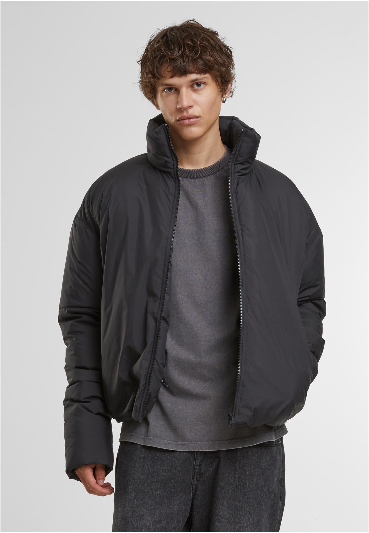 Oversized Puffer Jacket black | black