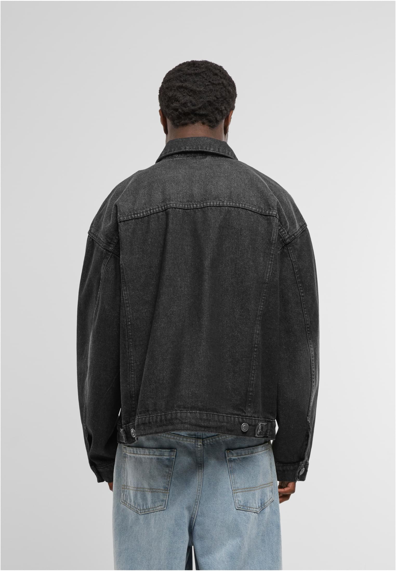 Heavy Ounce Boxy Denim Jacket black washed | black washed