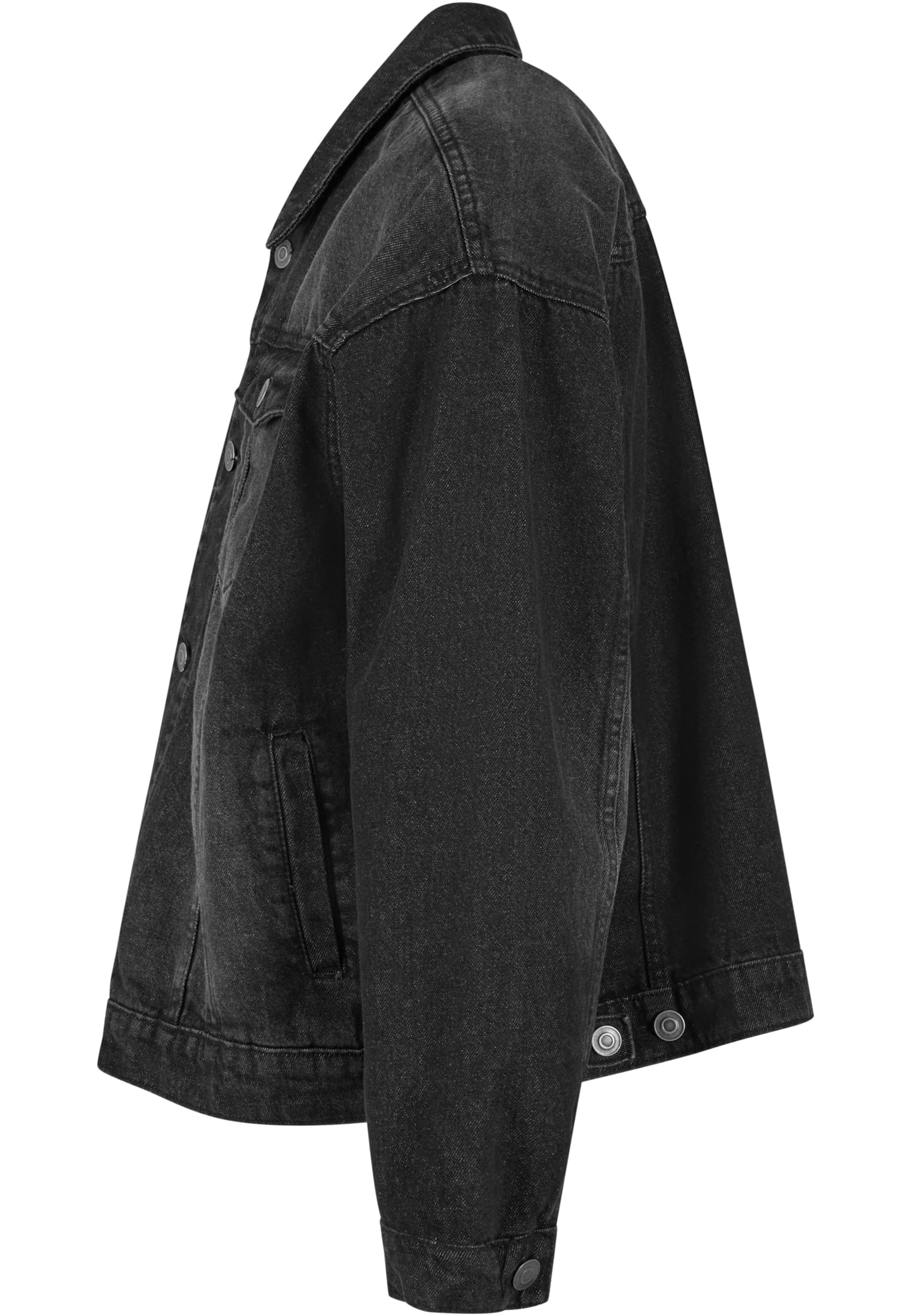Heavy Ounce Boxy Denim Jacket black washed | black washed