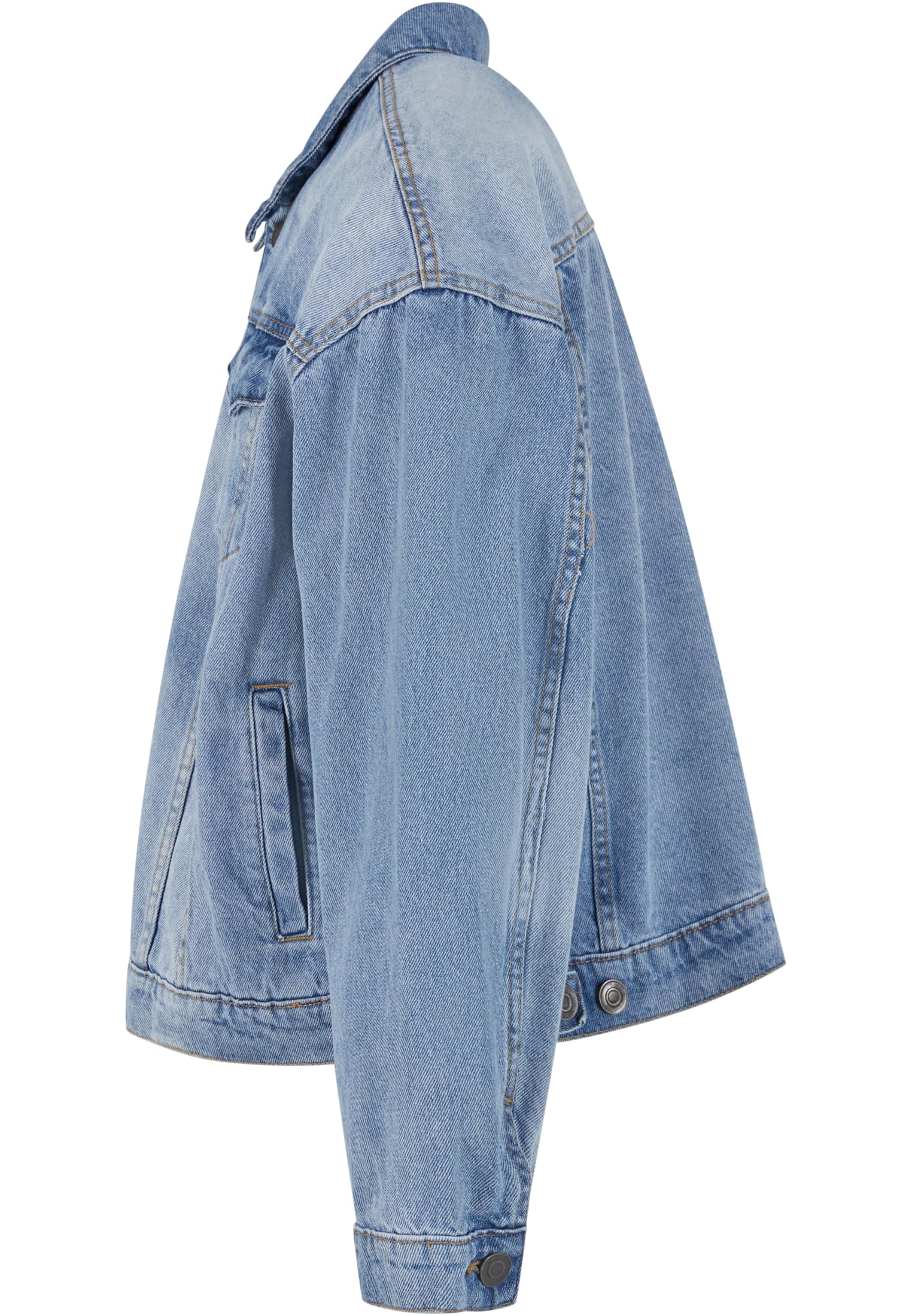 Heavy Ounce Boxy Denim Jacket new light blue washed | new light blue washed