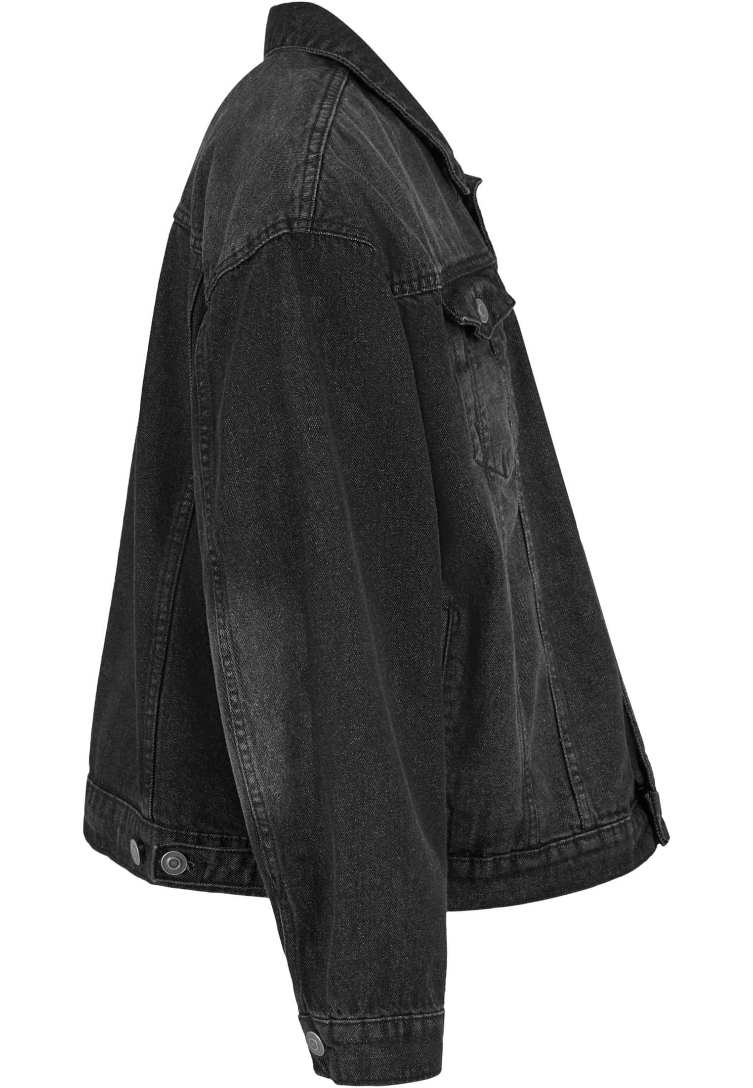 Heavy Ounce Boxy Denim Jacket black washed | black washed