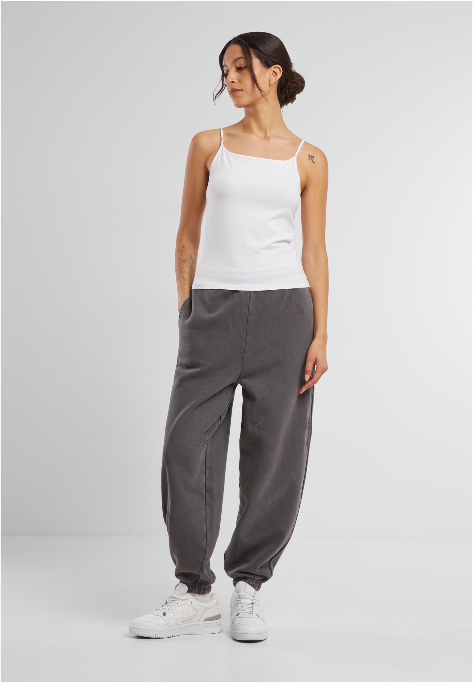 Ladies Stretch Jersey Short Slim Top white | white
