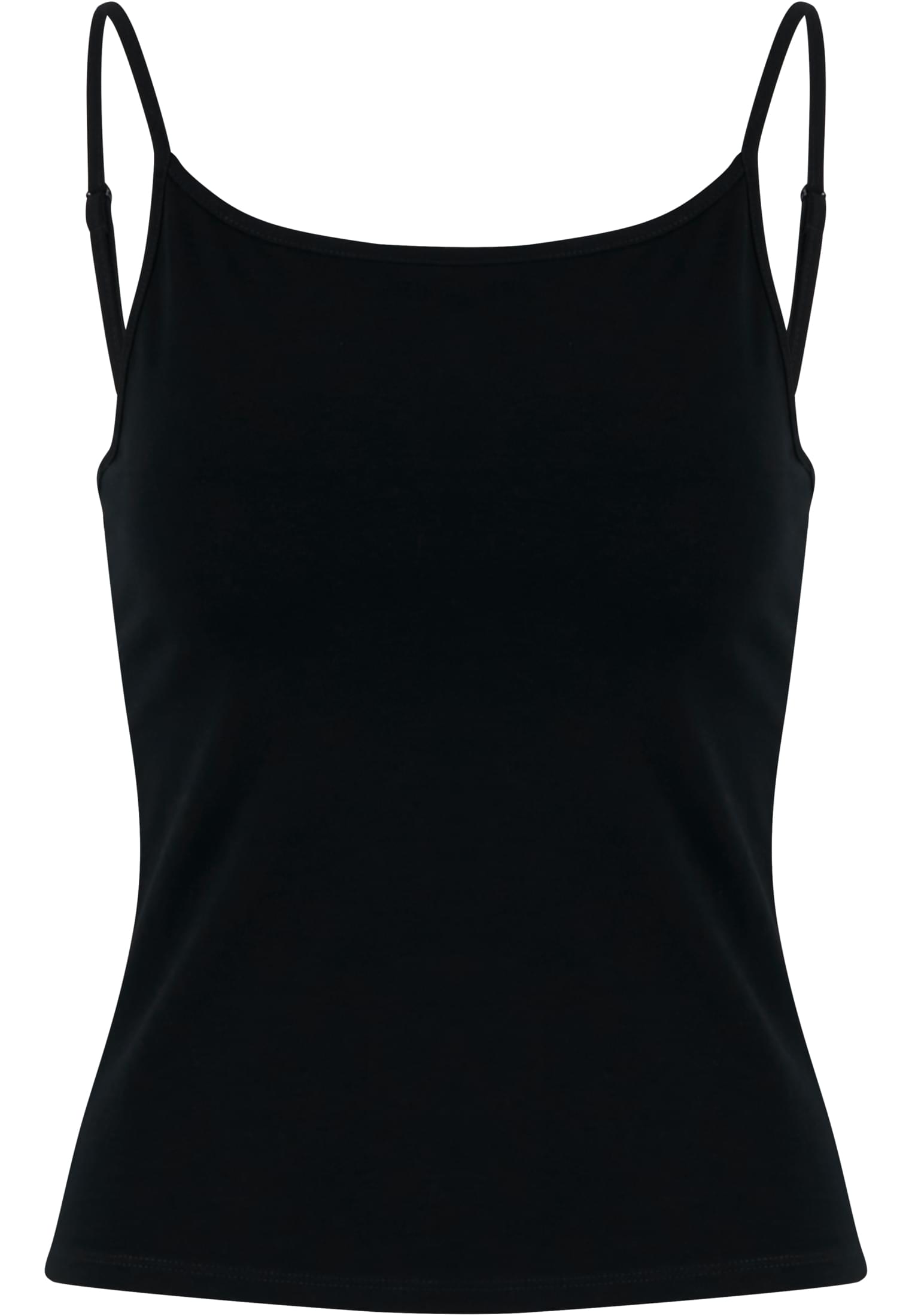 Ladies Stretch Jersey Short Slim Top black | black