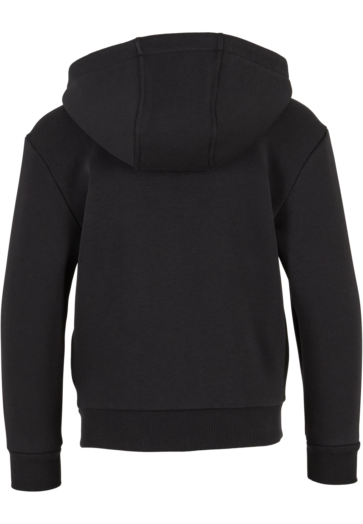 Kids Fluffy Zip Hoody black | black