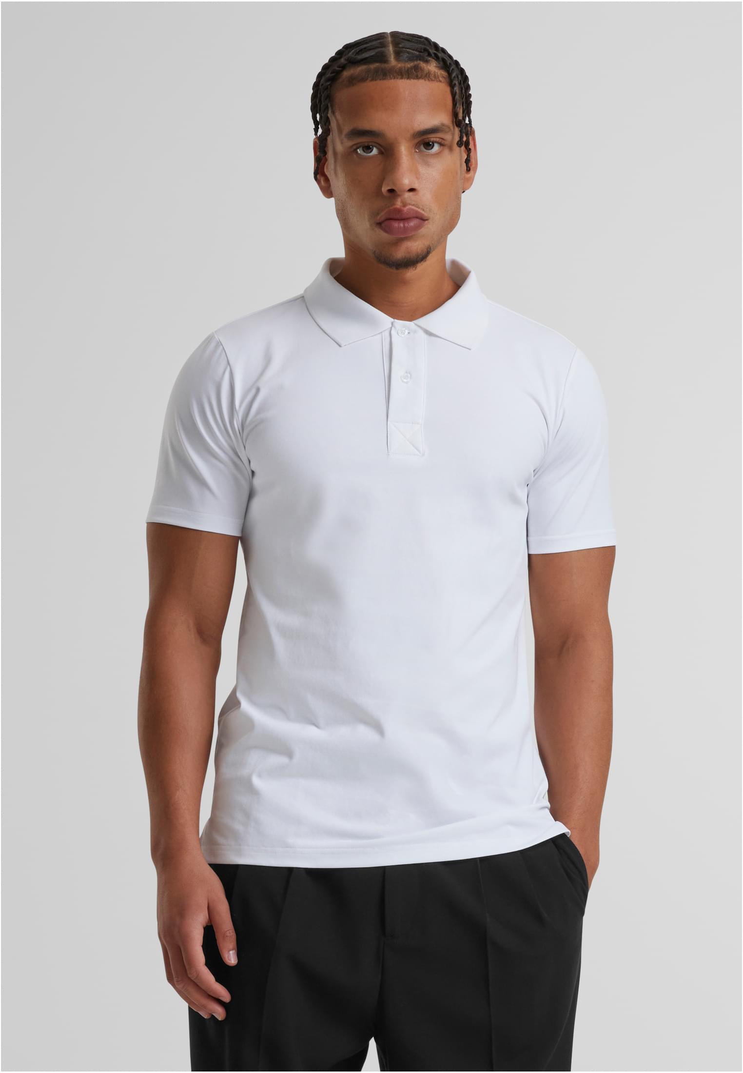 Sorona Polo Tee white | white