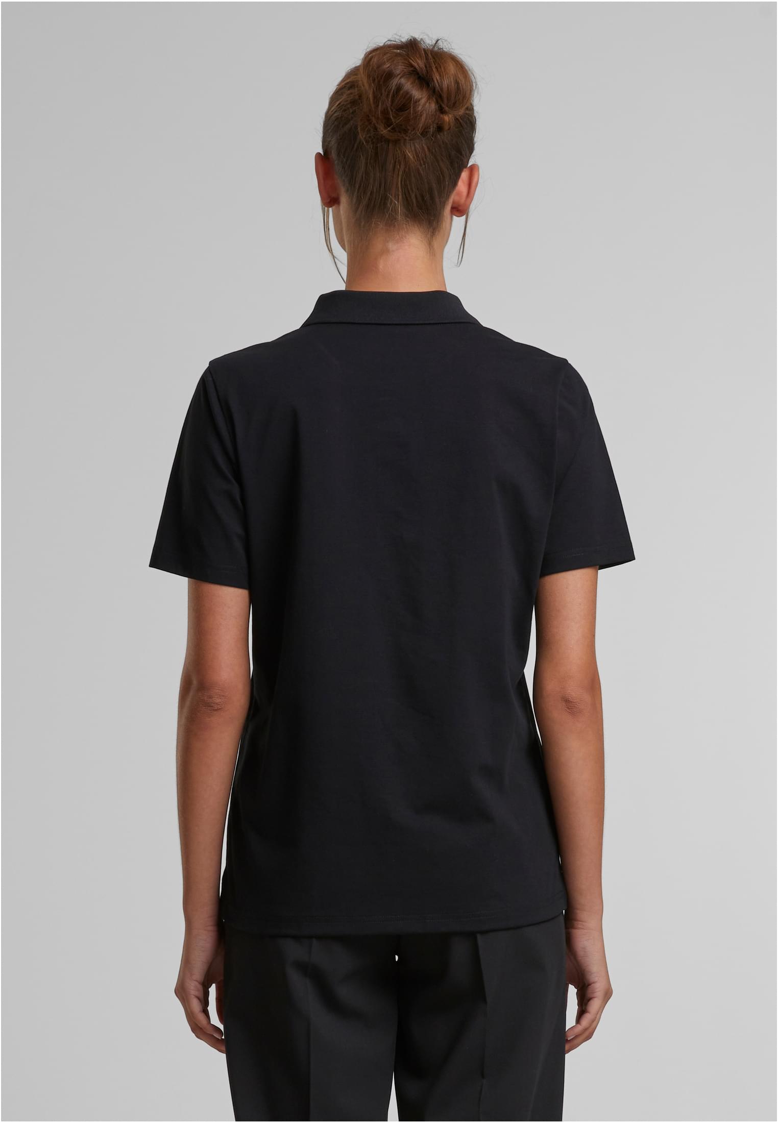 Ladies Sorona Polo Tee black | black