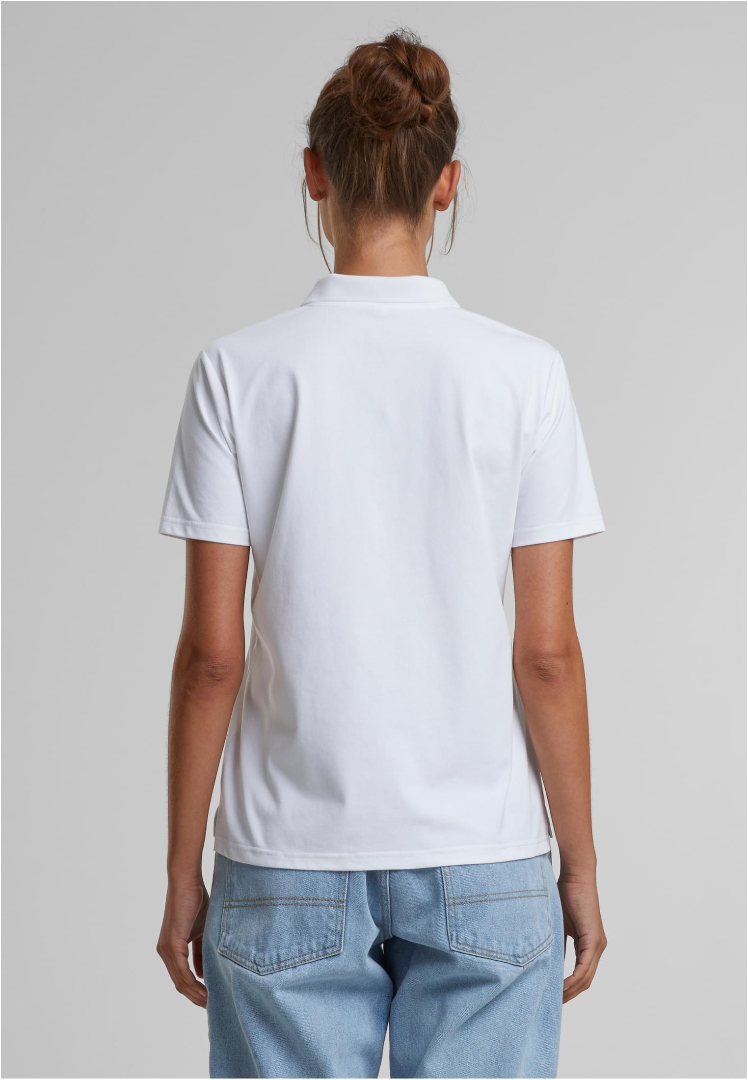 Ladies Sorona Polo Tee white | white