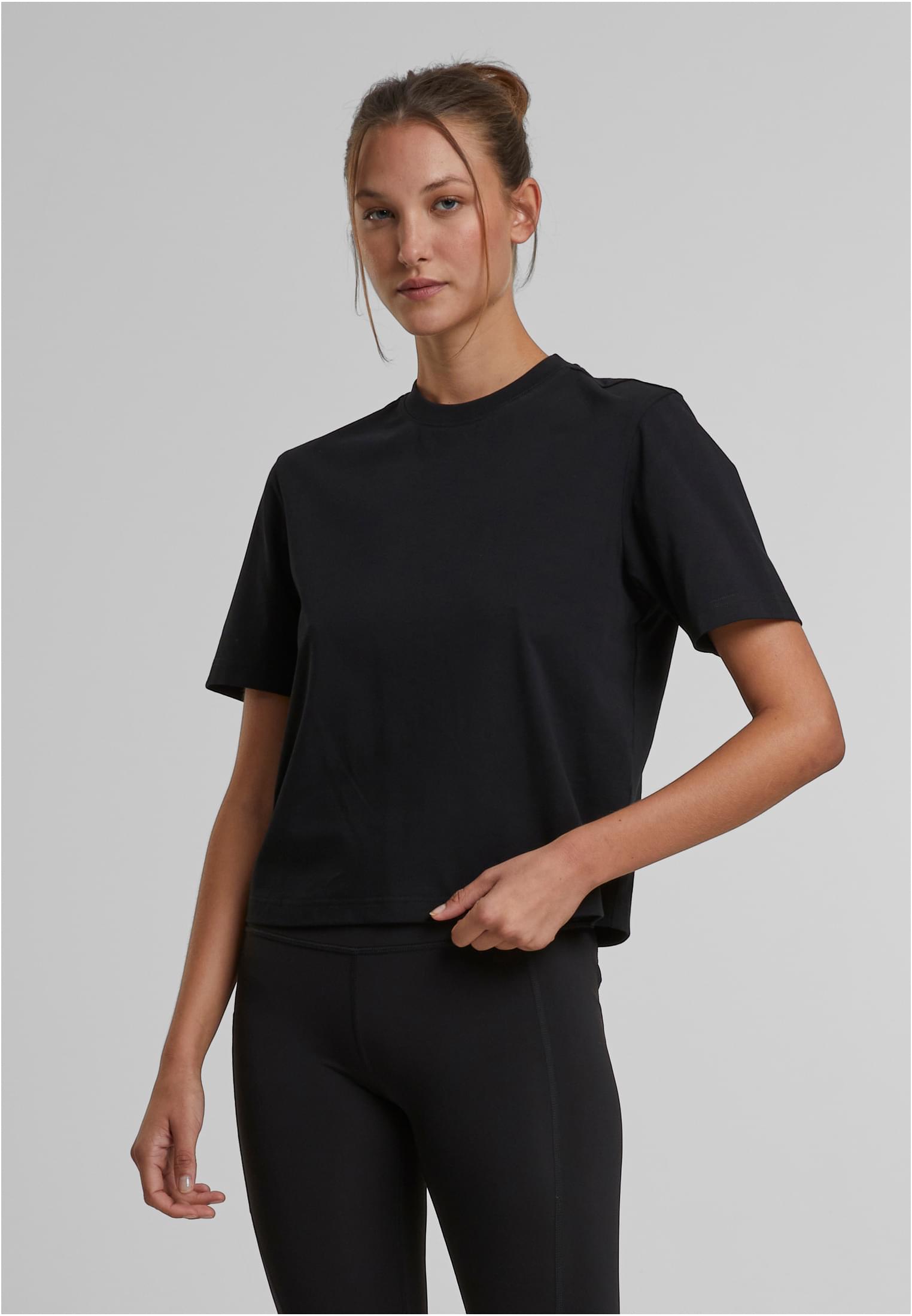 Ladies Sorona Loose Fit Tee black | black