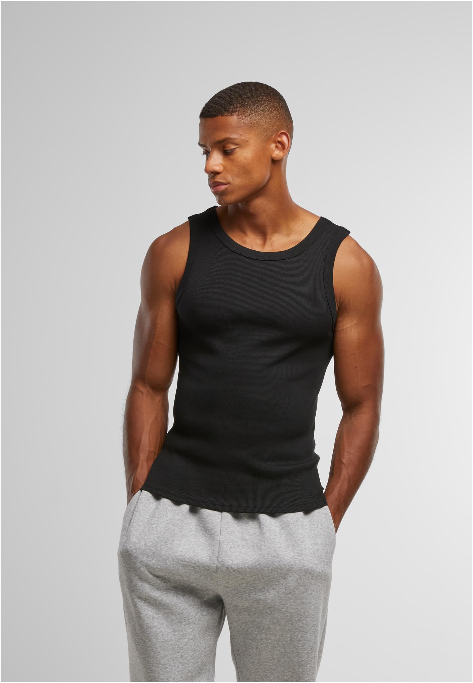 Mens Tanktop black | black