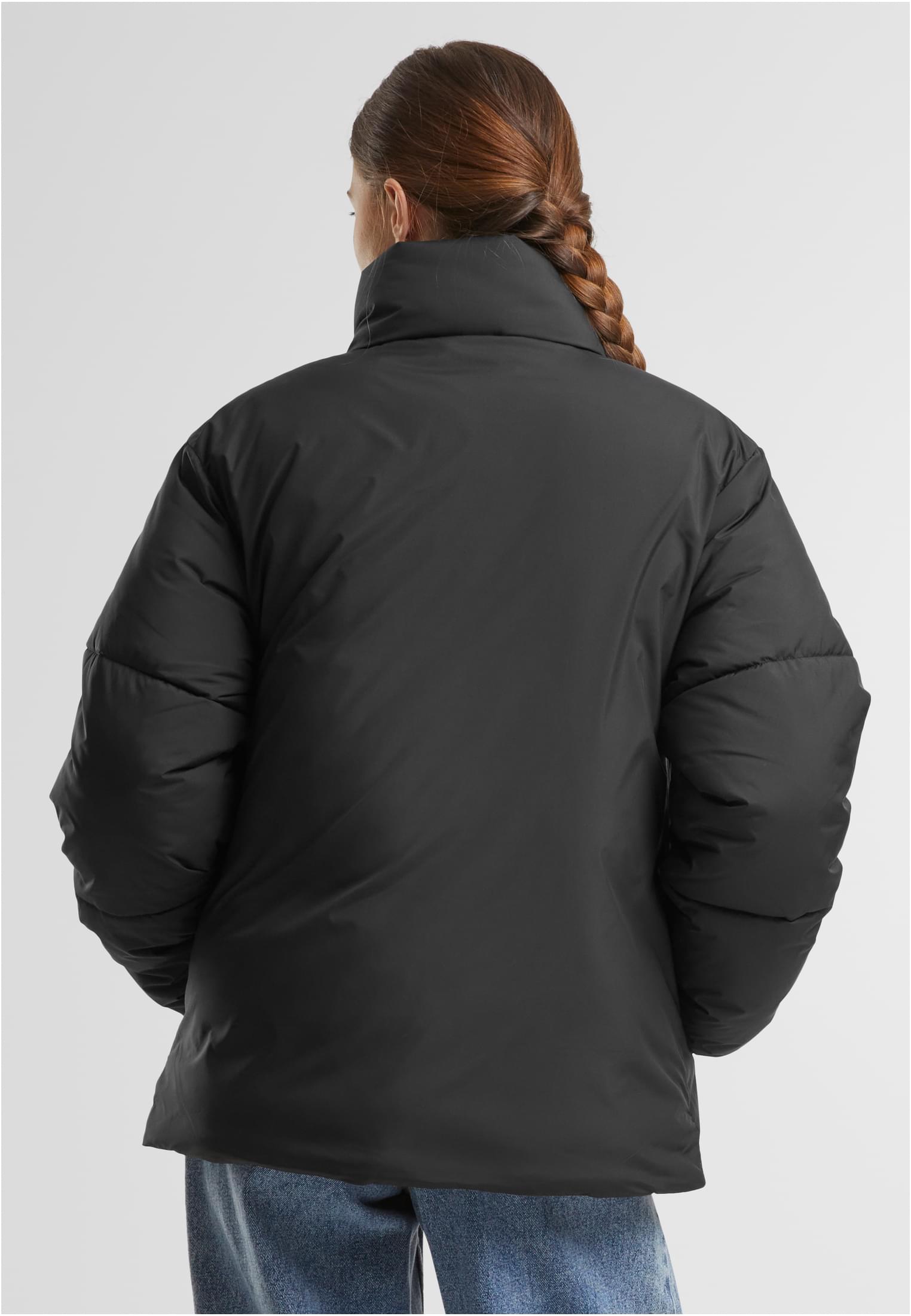 Ladies Loose Puffer Jacket black | black