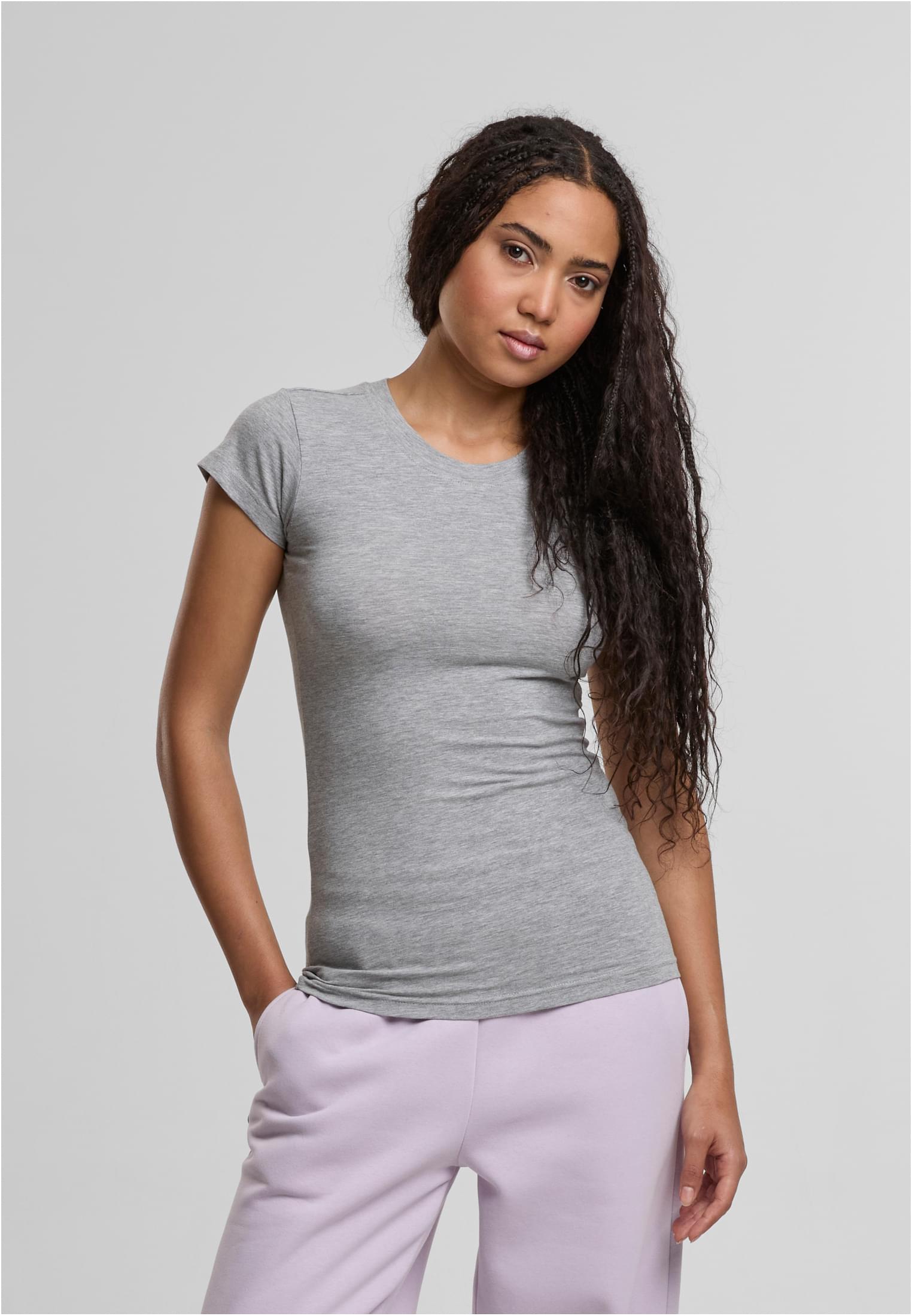 Ladies Stretch Tee heathergrey | heathergrey
