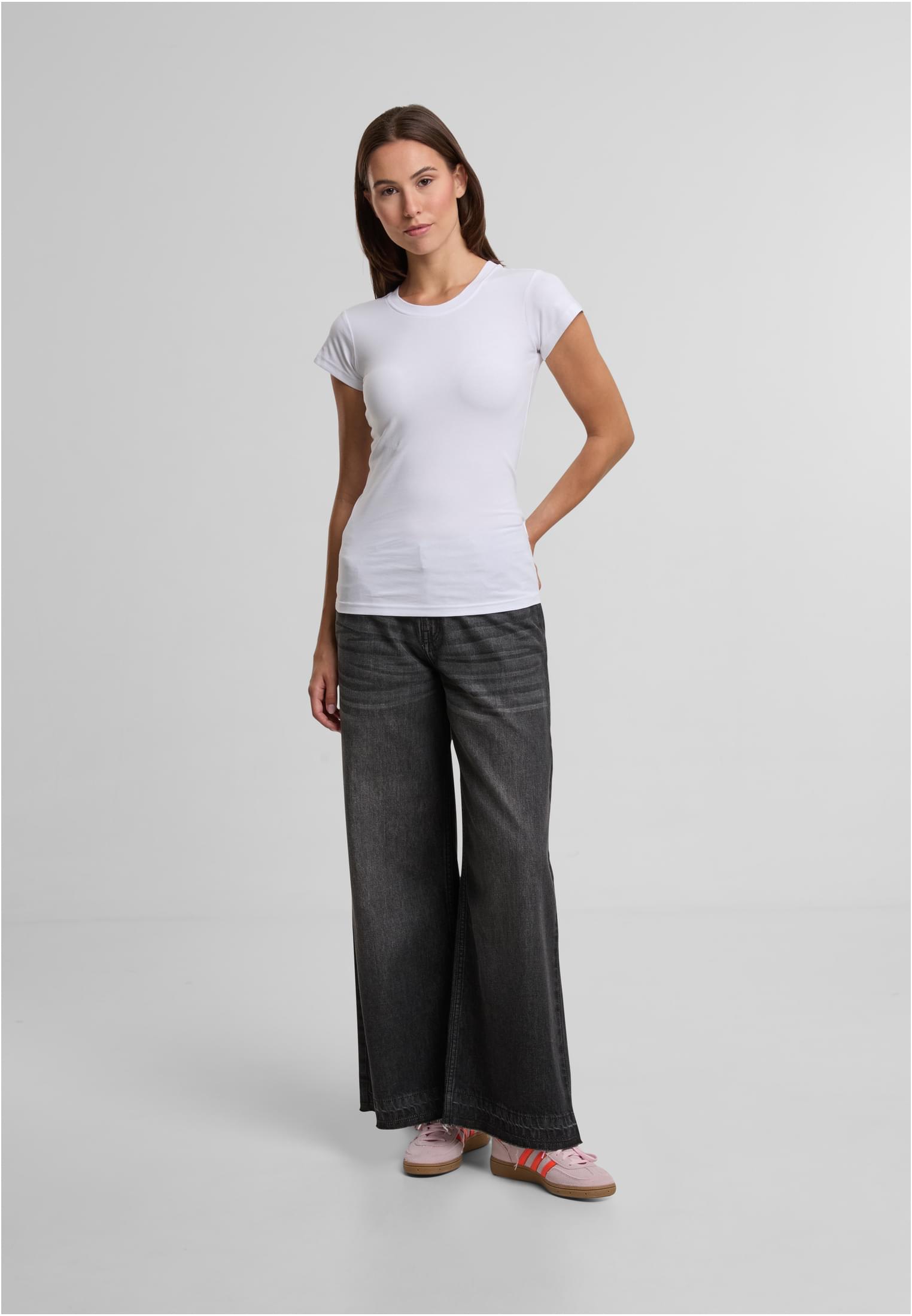 Ladies Stretch Tee white | white