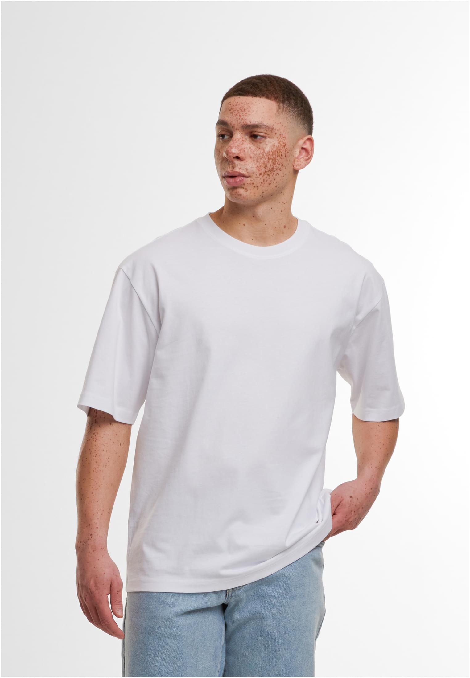 Loose Fit Tee white | white
