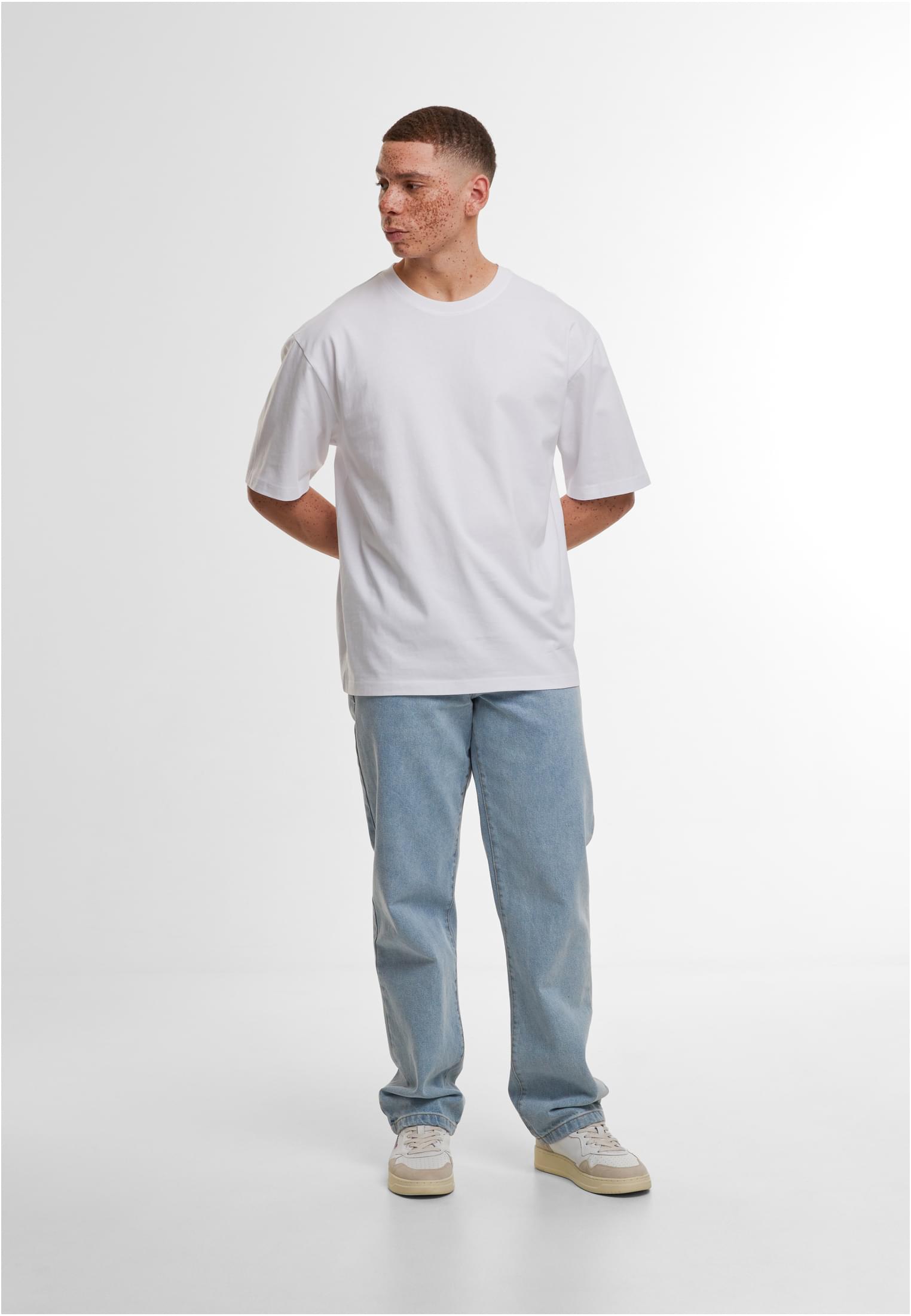 Loose Fit Tee white | white