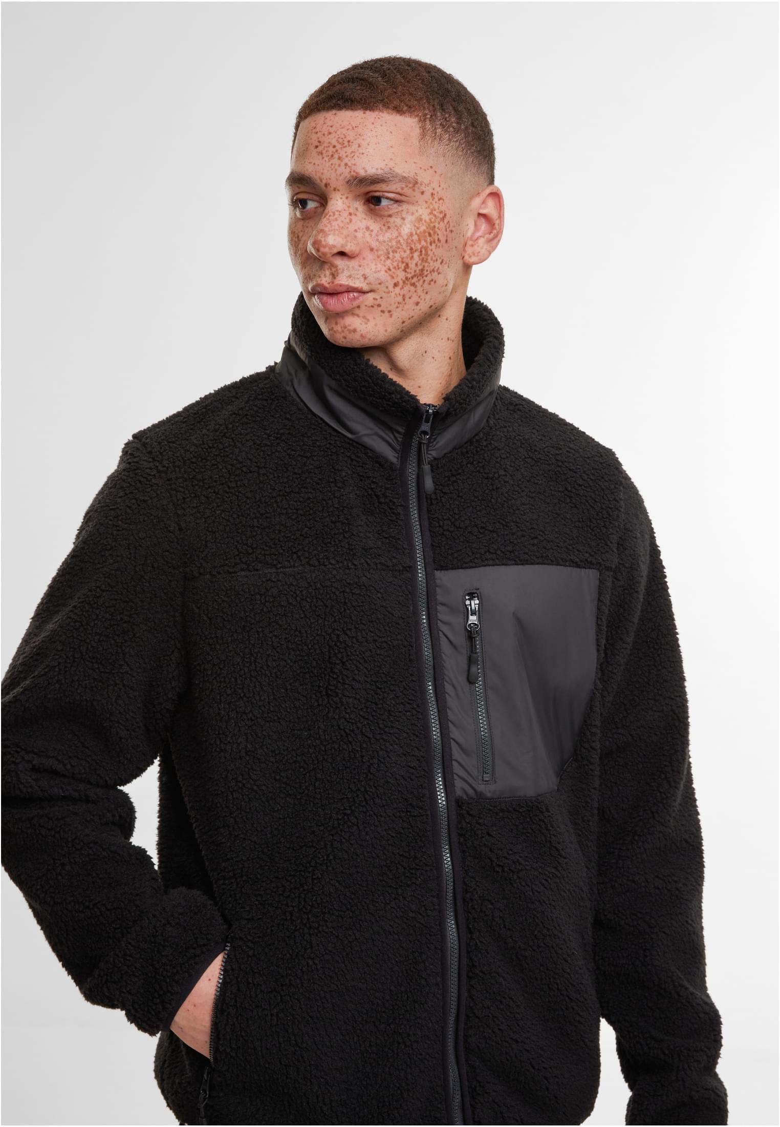 Bonded Sherpa Jacket black | black