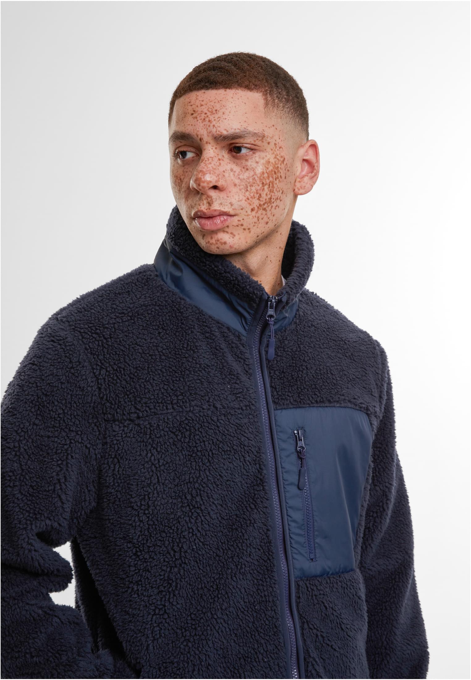 Bonded Sherpa Jacket navy | navy