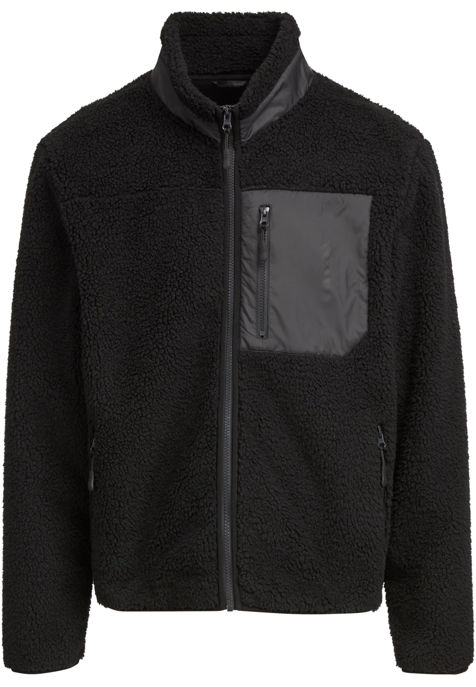 Bonded Sherpa Jacket black | black
