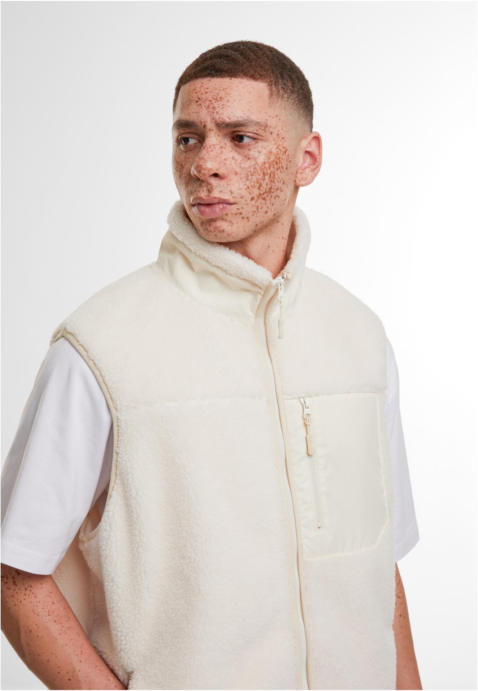 Bonded Sherpa Vest whitesand | whitesand