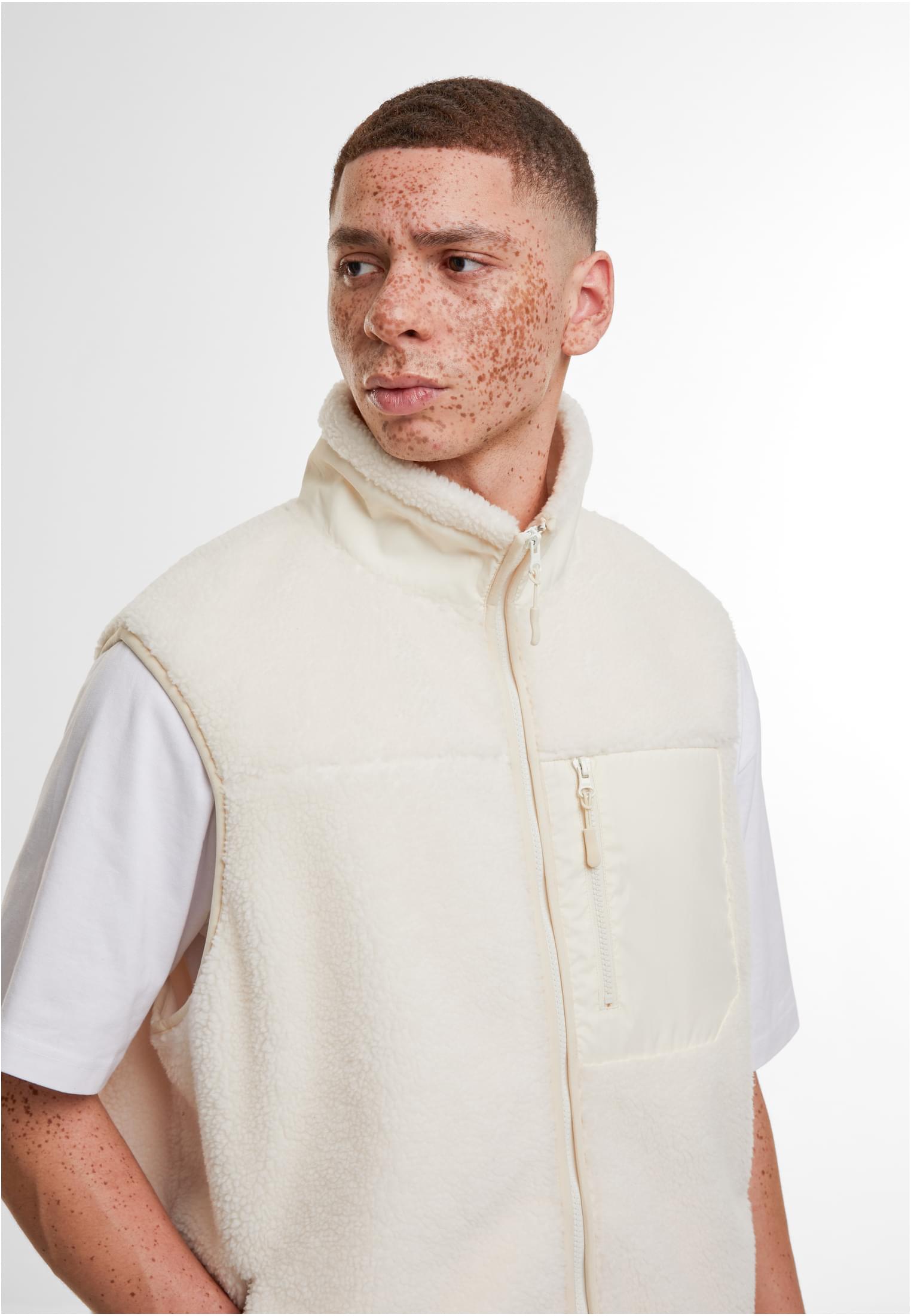 Bonded Sherpa Vest whitesand | whitesand
