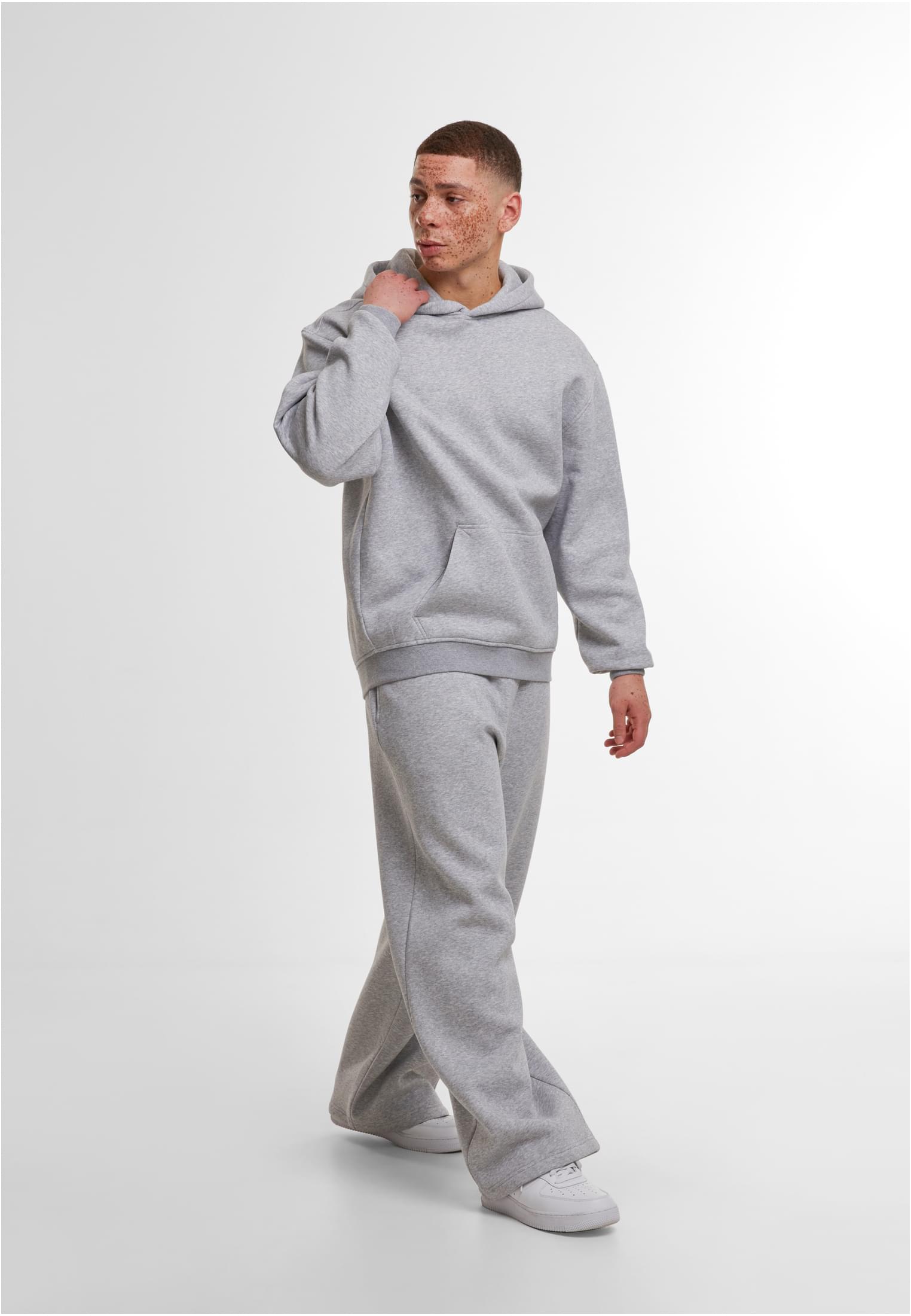 Loose Fit Hoody heathergrey | heathergrey