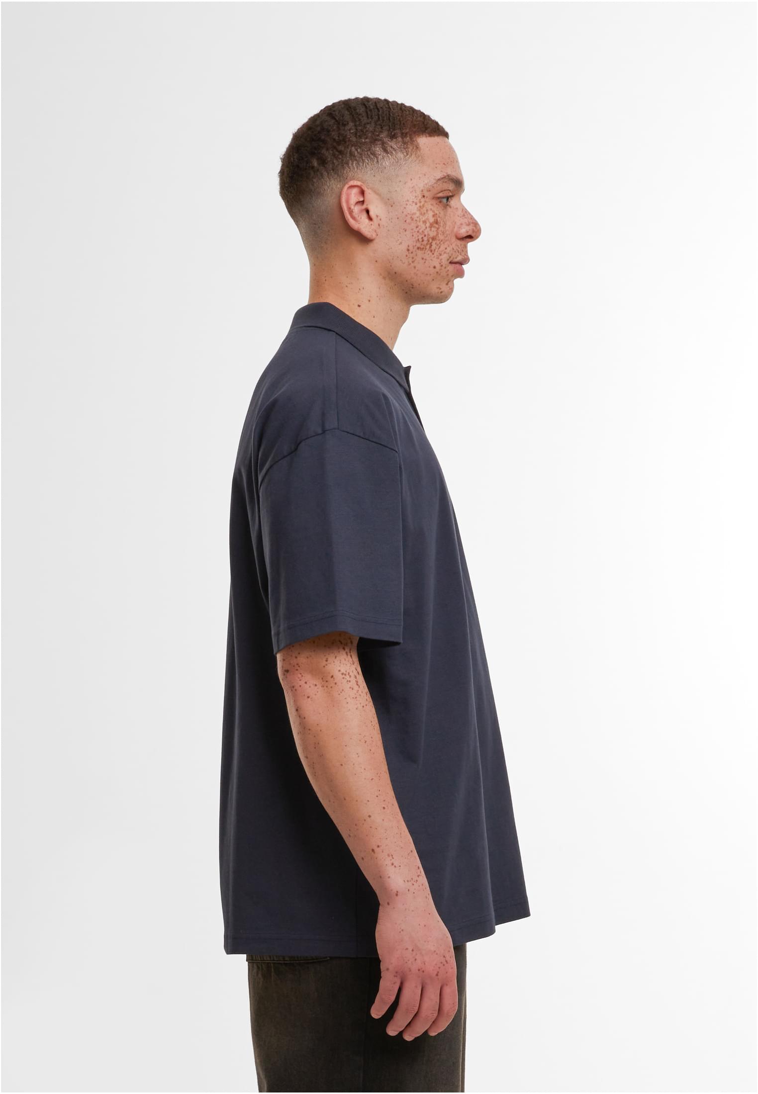 Oversized Polo Shirt navy | navy