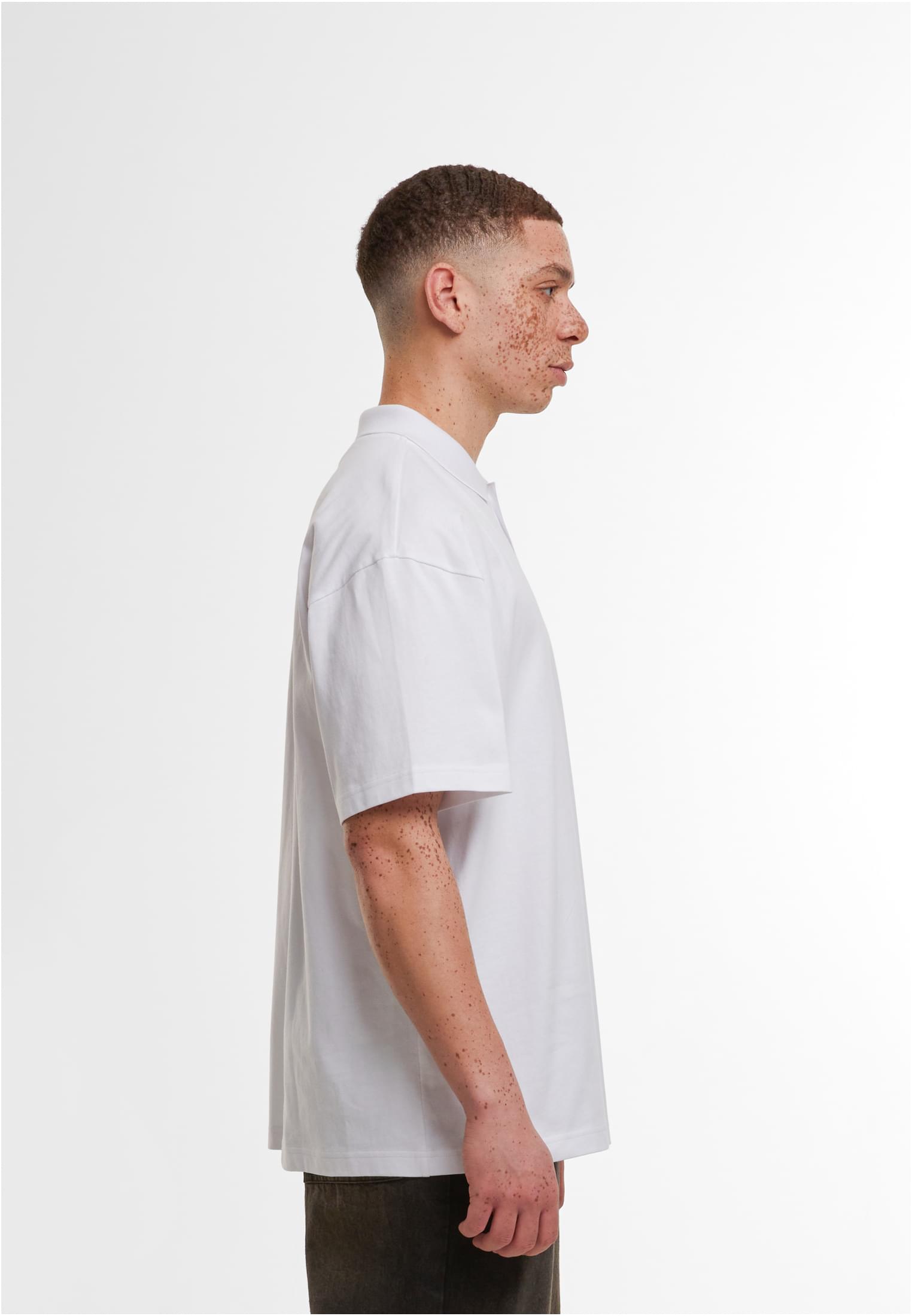 Oversized Polo Shirt white | white