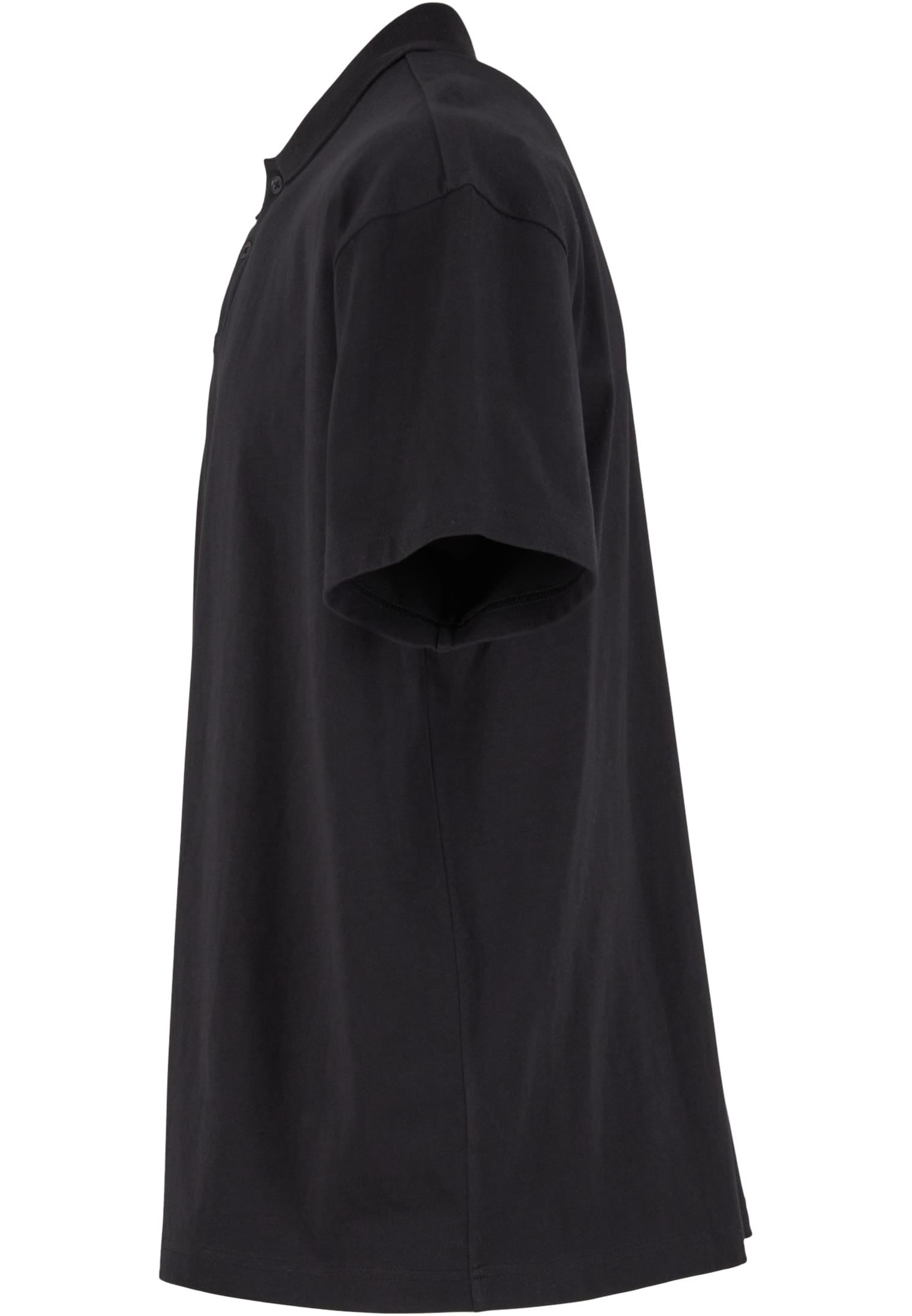 Oversized Polo Shirt black | black