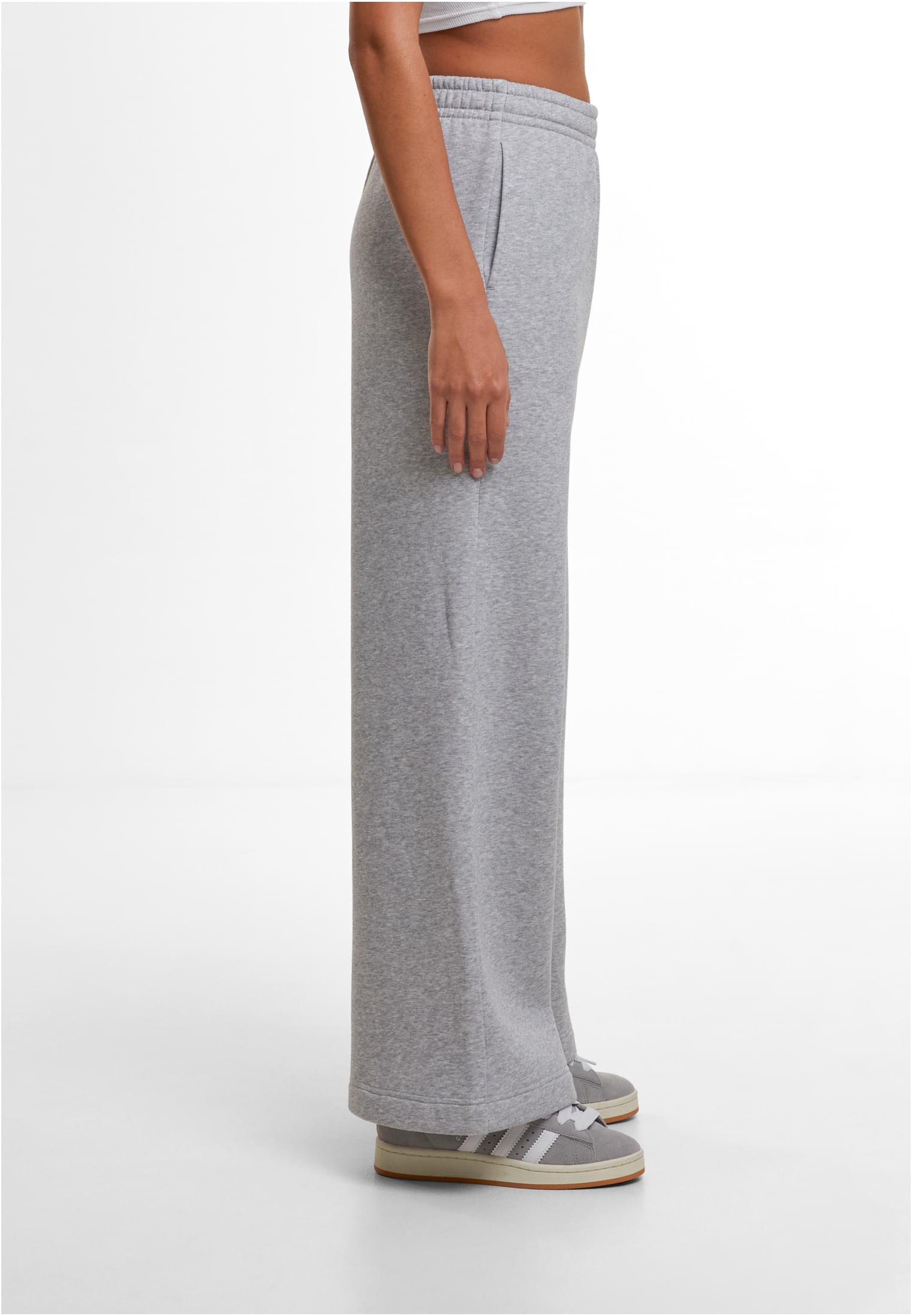Ladies Wideleg Sweatpants heathergrey | heathergrey
