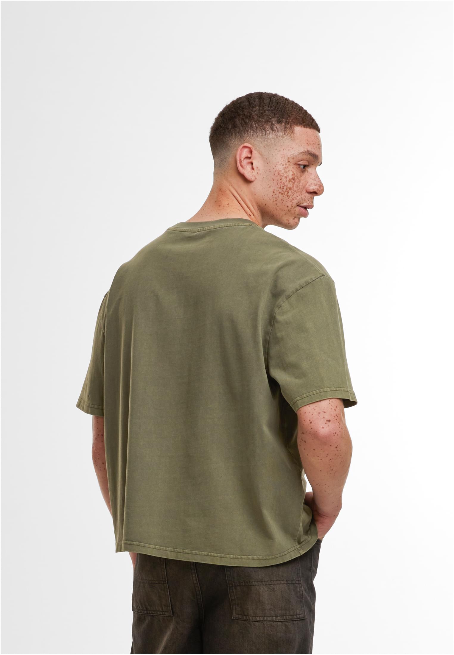 Vintage Cropped Heavy Oversize Tee warmkhaki | warmkhaki