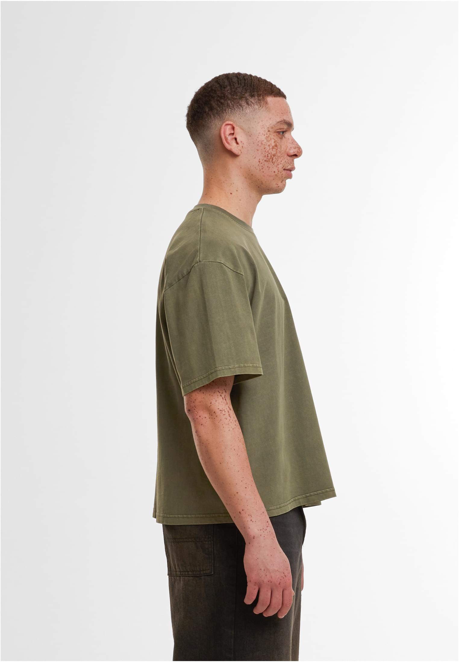 Vintage Cropped Heavy Oversize Tee warmkhaki | warmkhaki