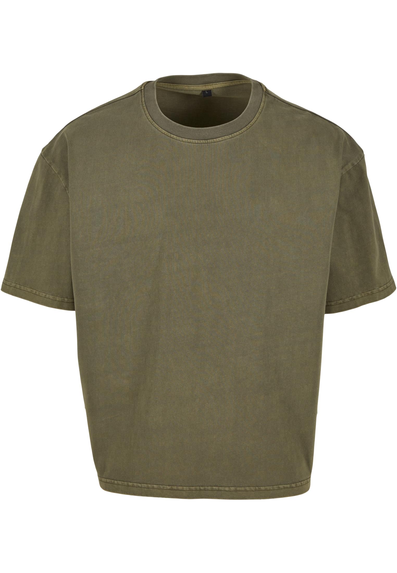 Vintage Cropped Heavy Oversize Tee warmkhaki | warmkhaki