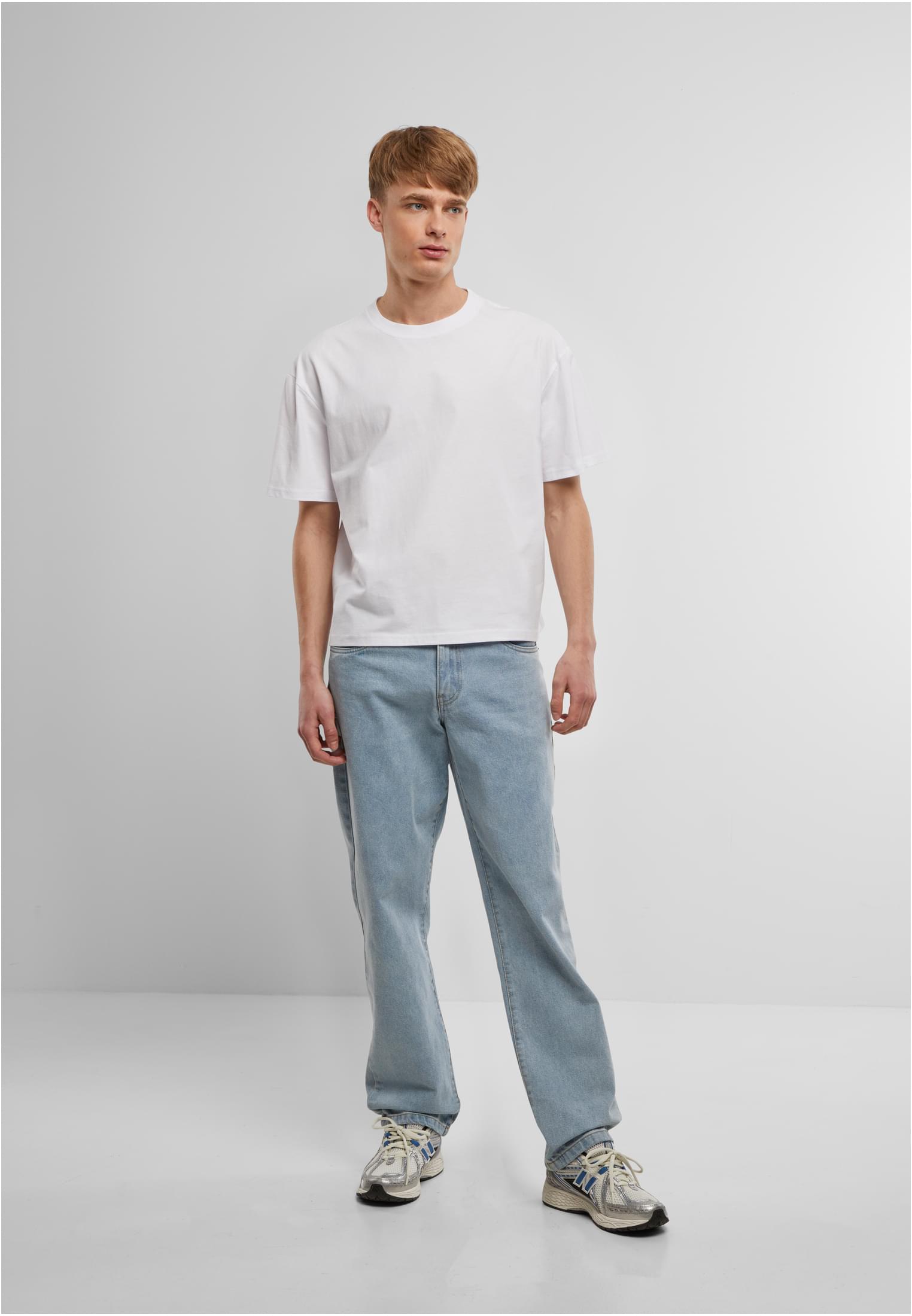 Cropped Oversize Tee white | white