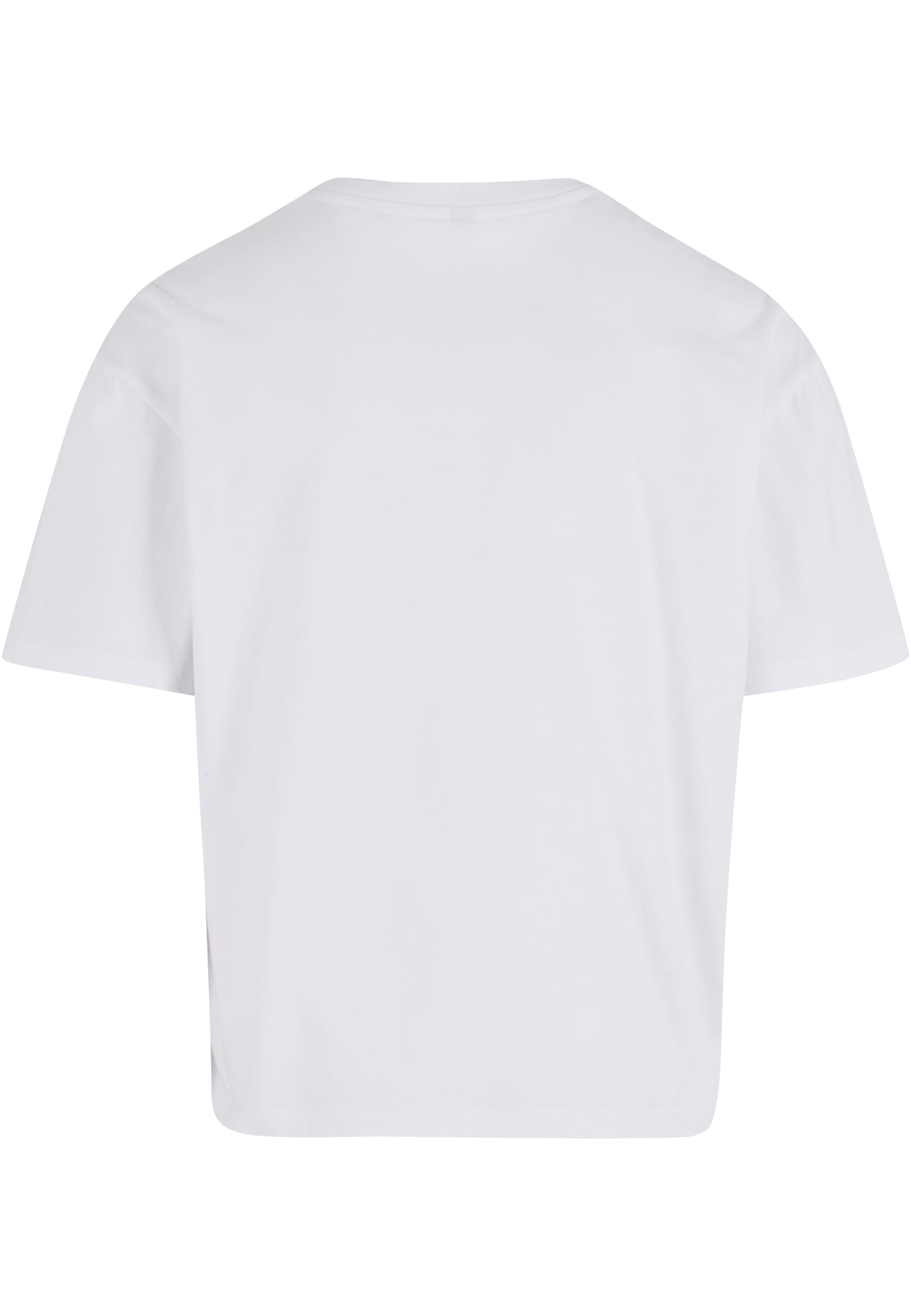 Cropped Oversize Tee white | white