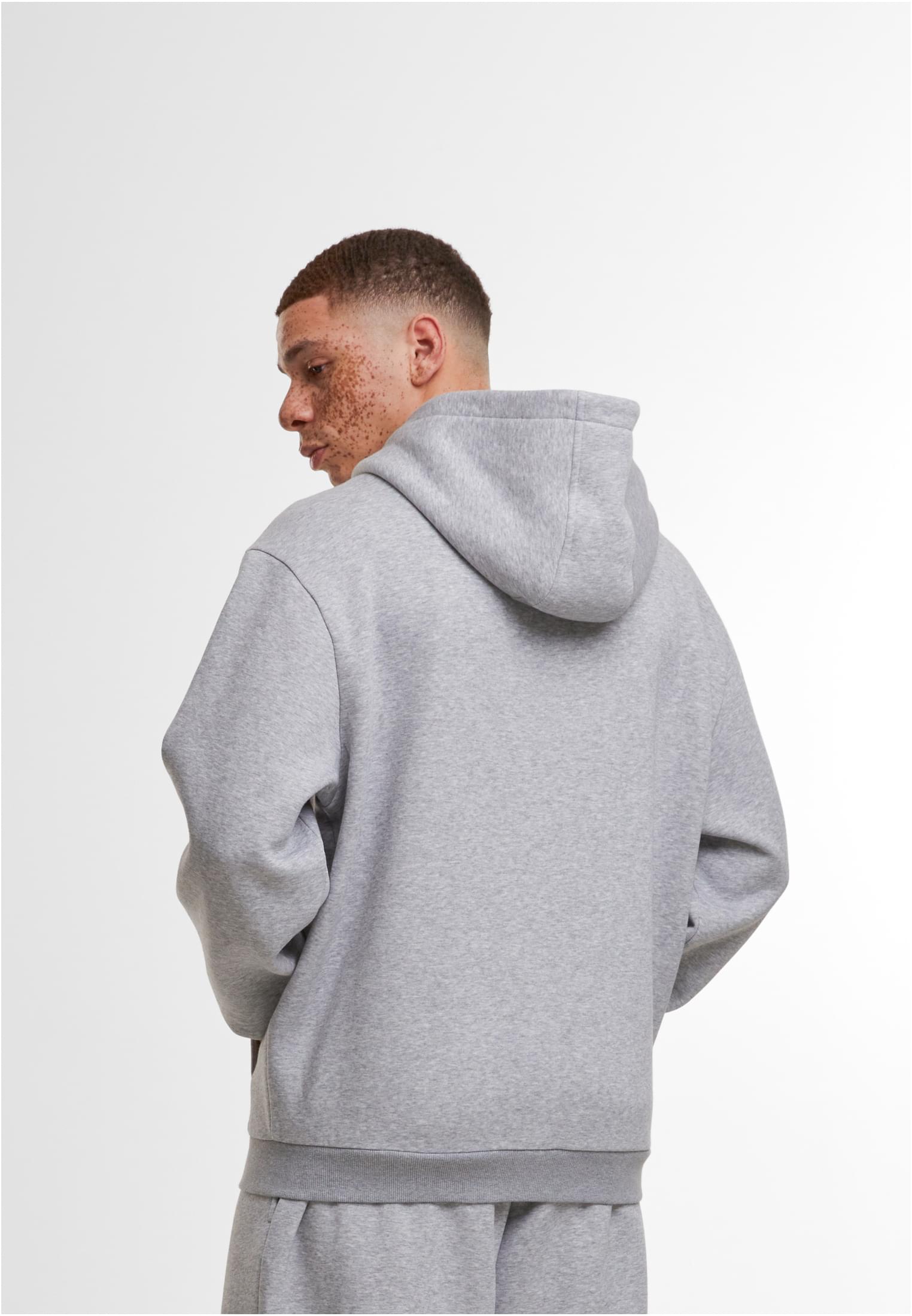 Loose Fit Zip Hoody heathergrey | heathergrey
