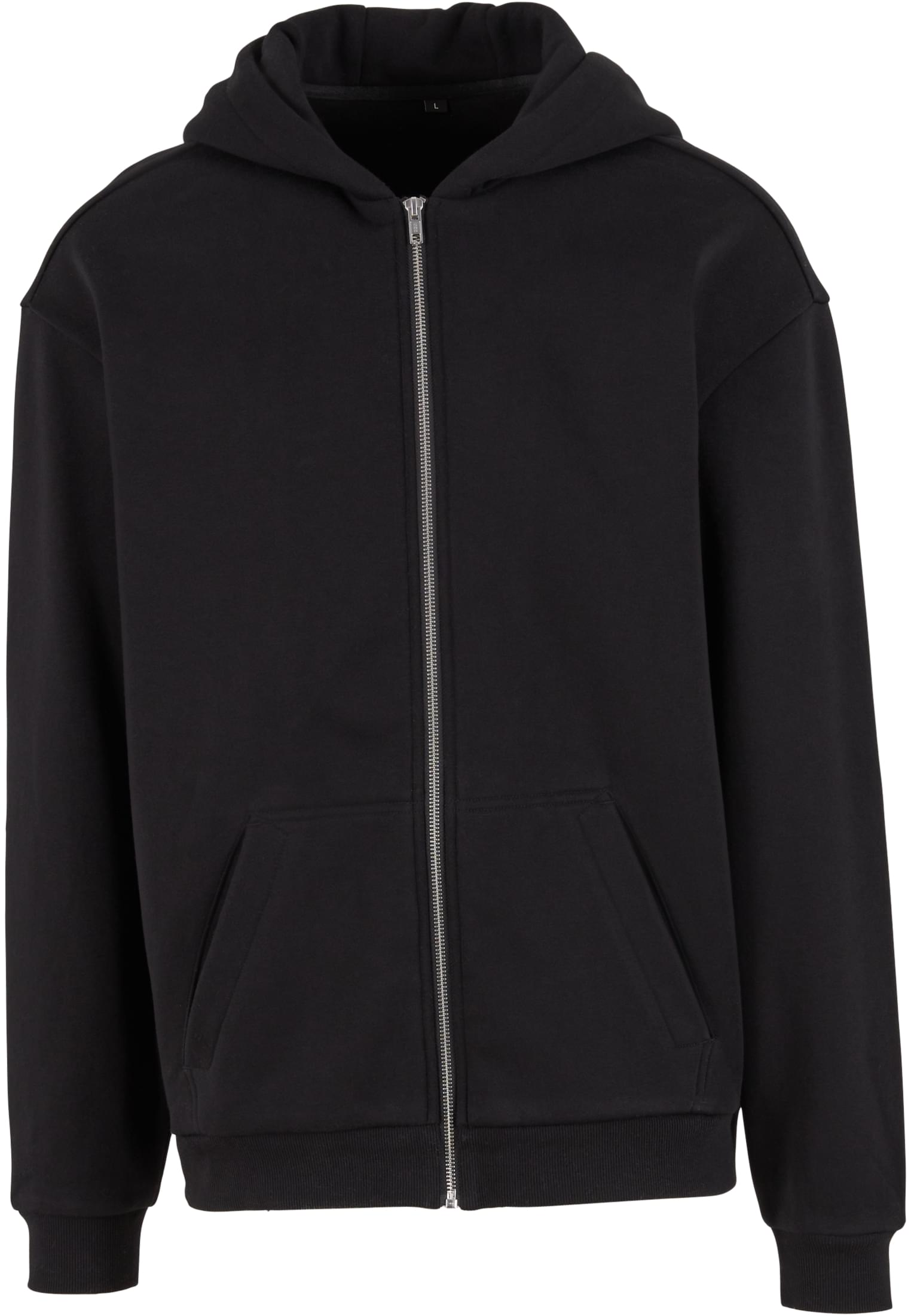 Loose Fit Zip Hoody black | black