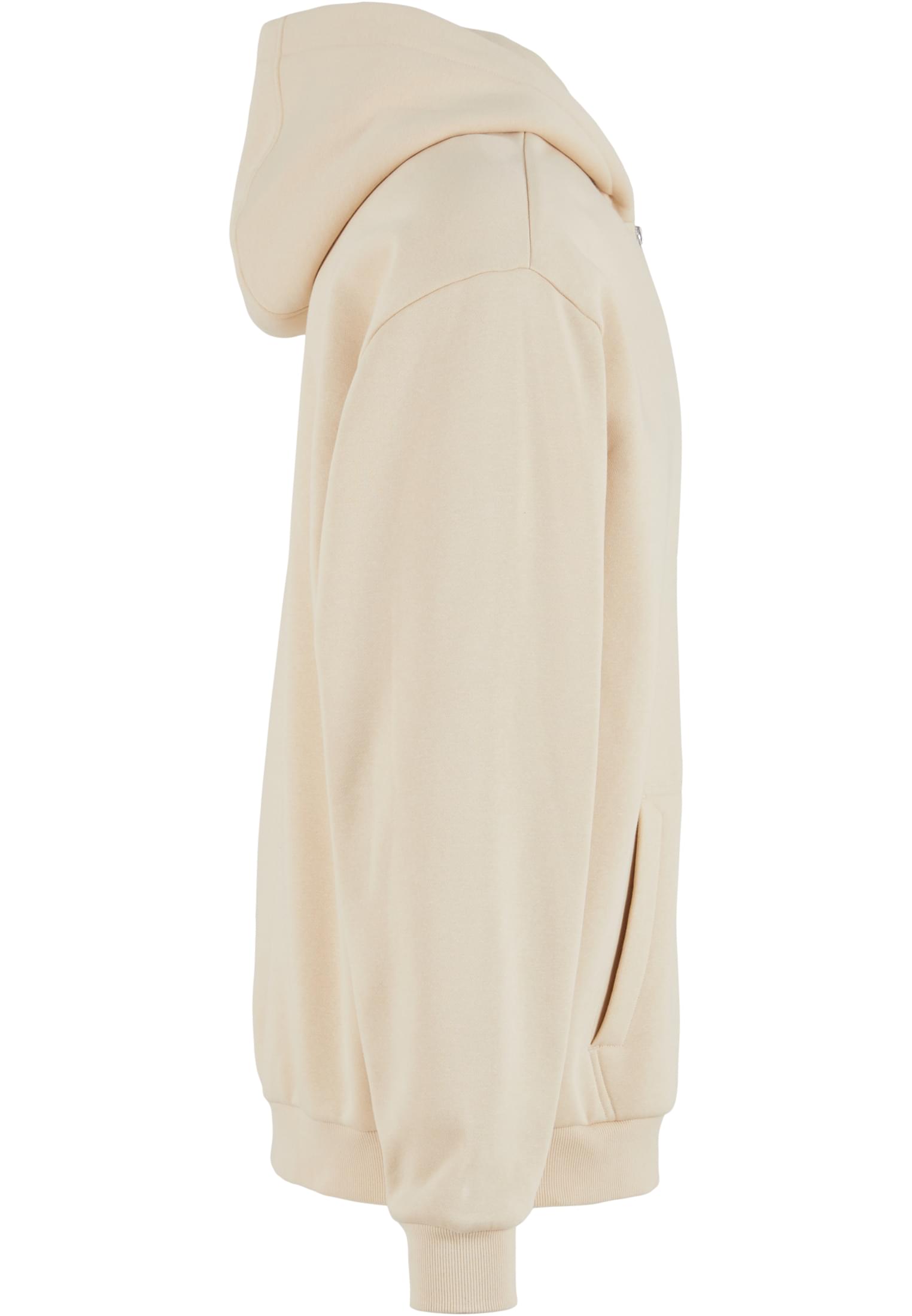 Loose Fit Zip Hoody sand | sand