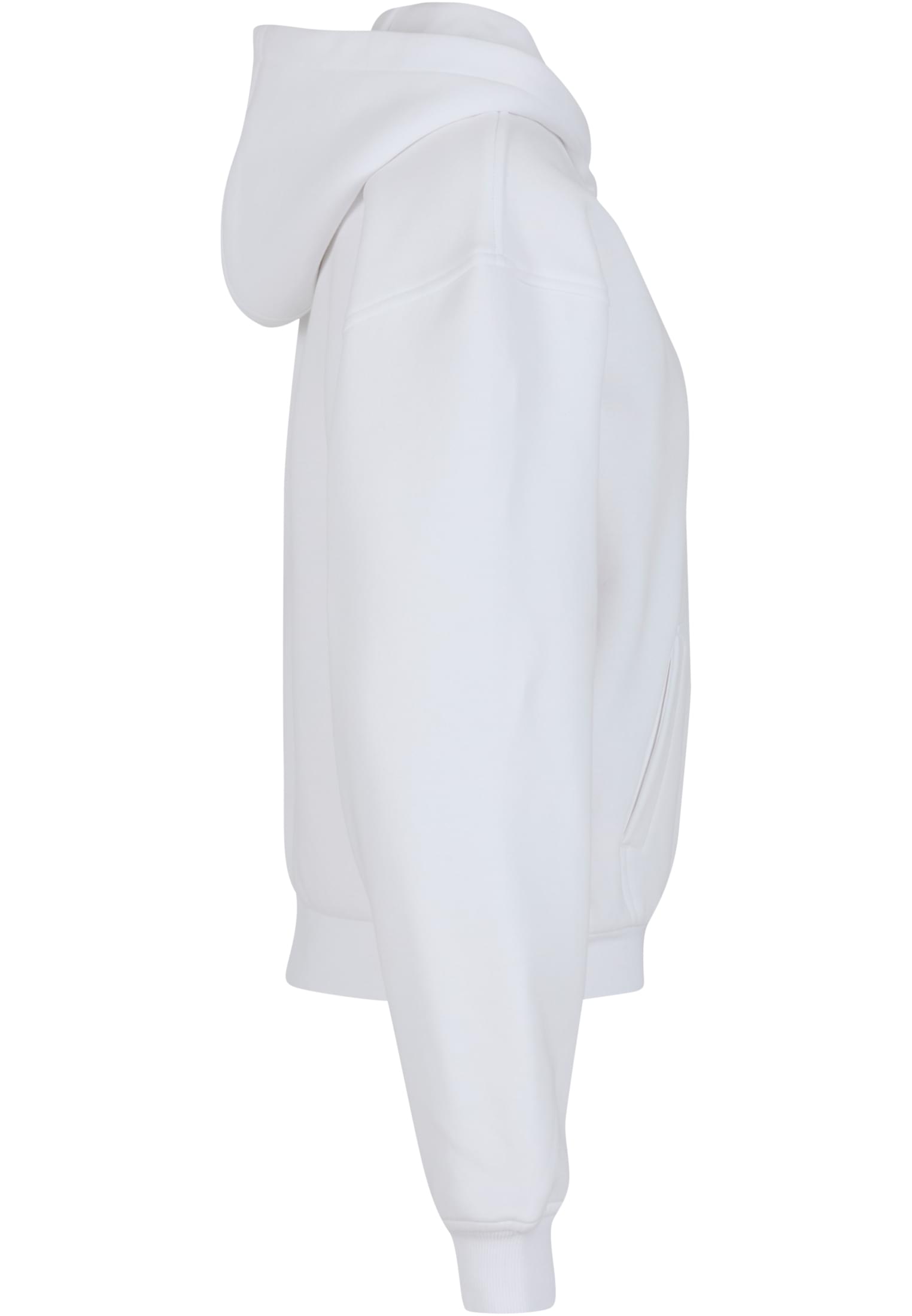 Ladies Loose Fit Hoody white | white