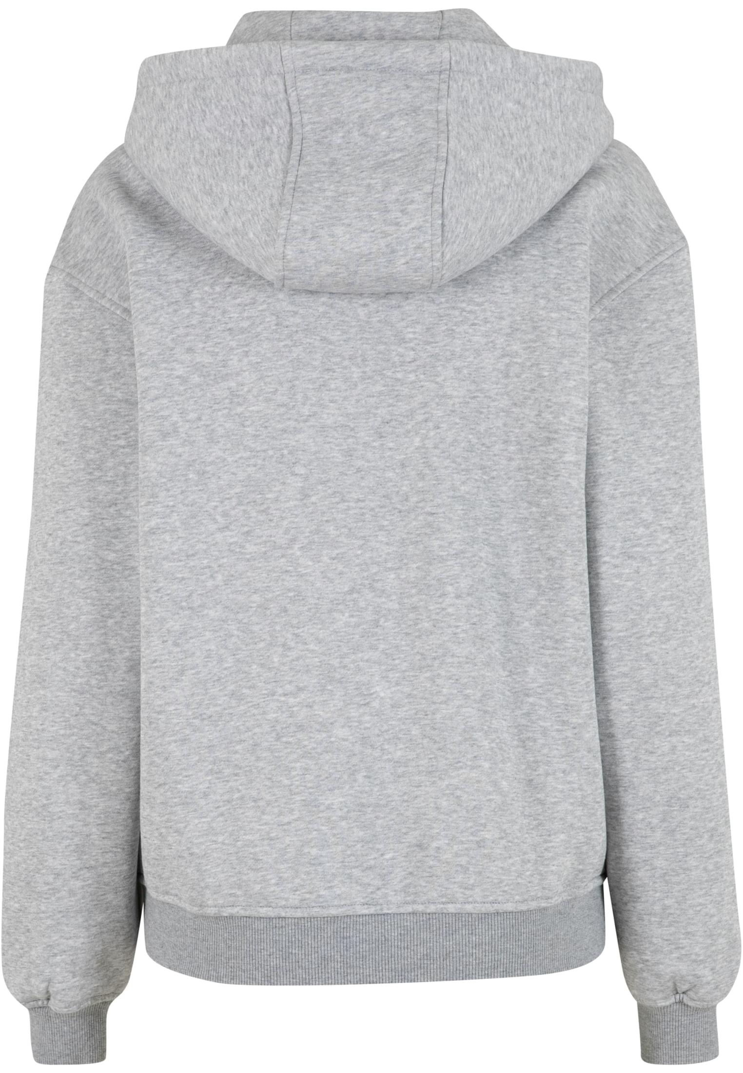 Ladies Loose Fit Zip Hoody heathergrey | heathergrey
