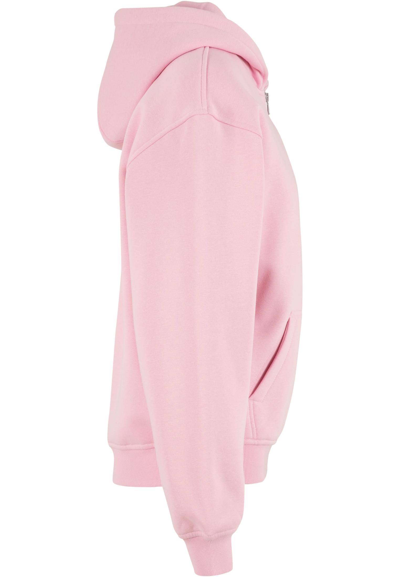 Ladies Loose Fit Zip Hoody softpink | softpink