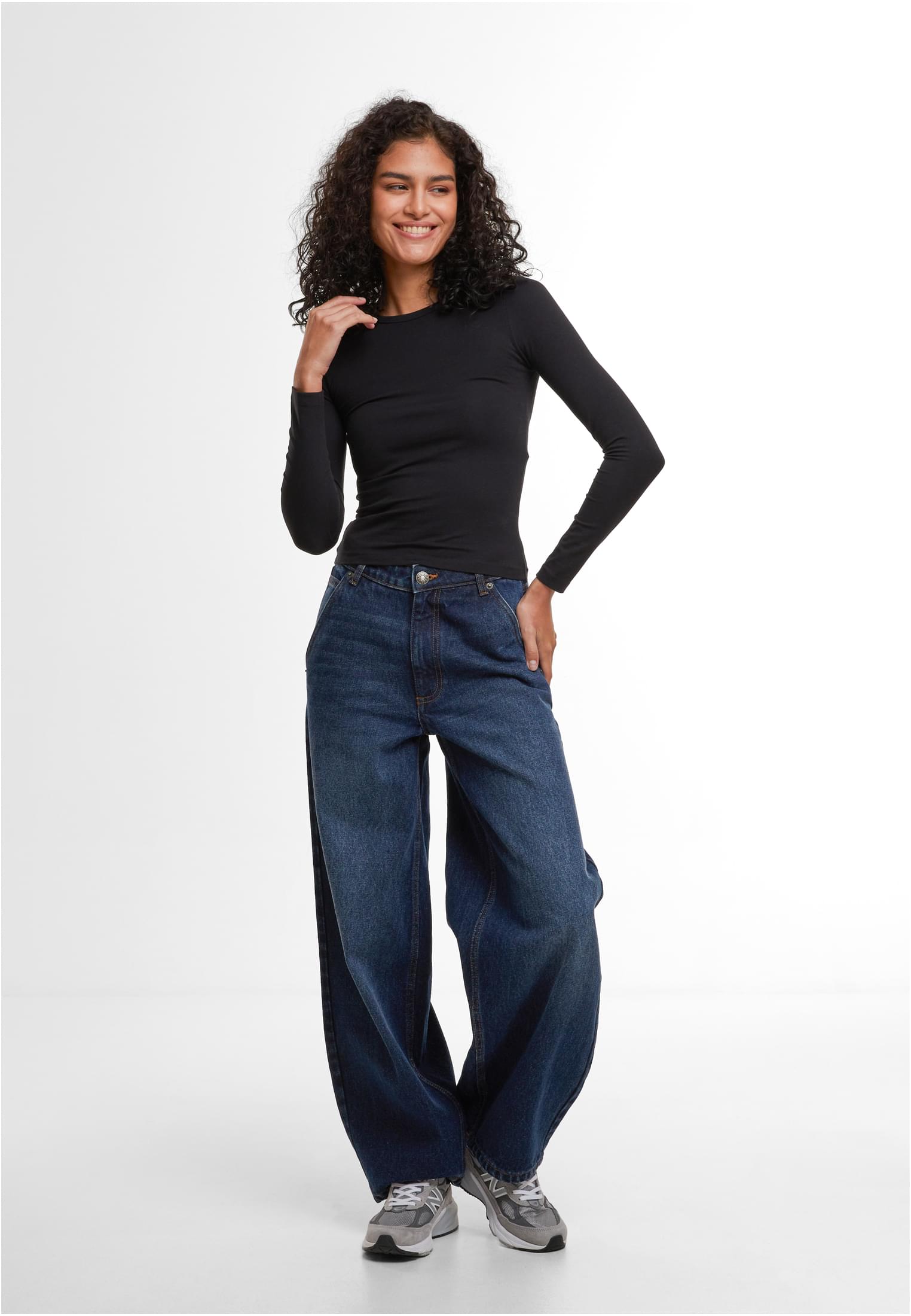Ladies Ultra Slim Longsleeve black | black