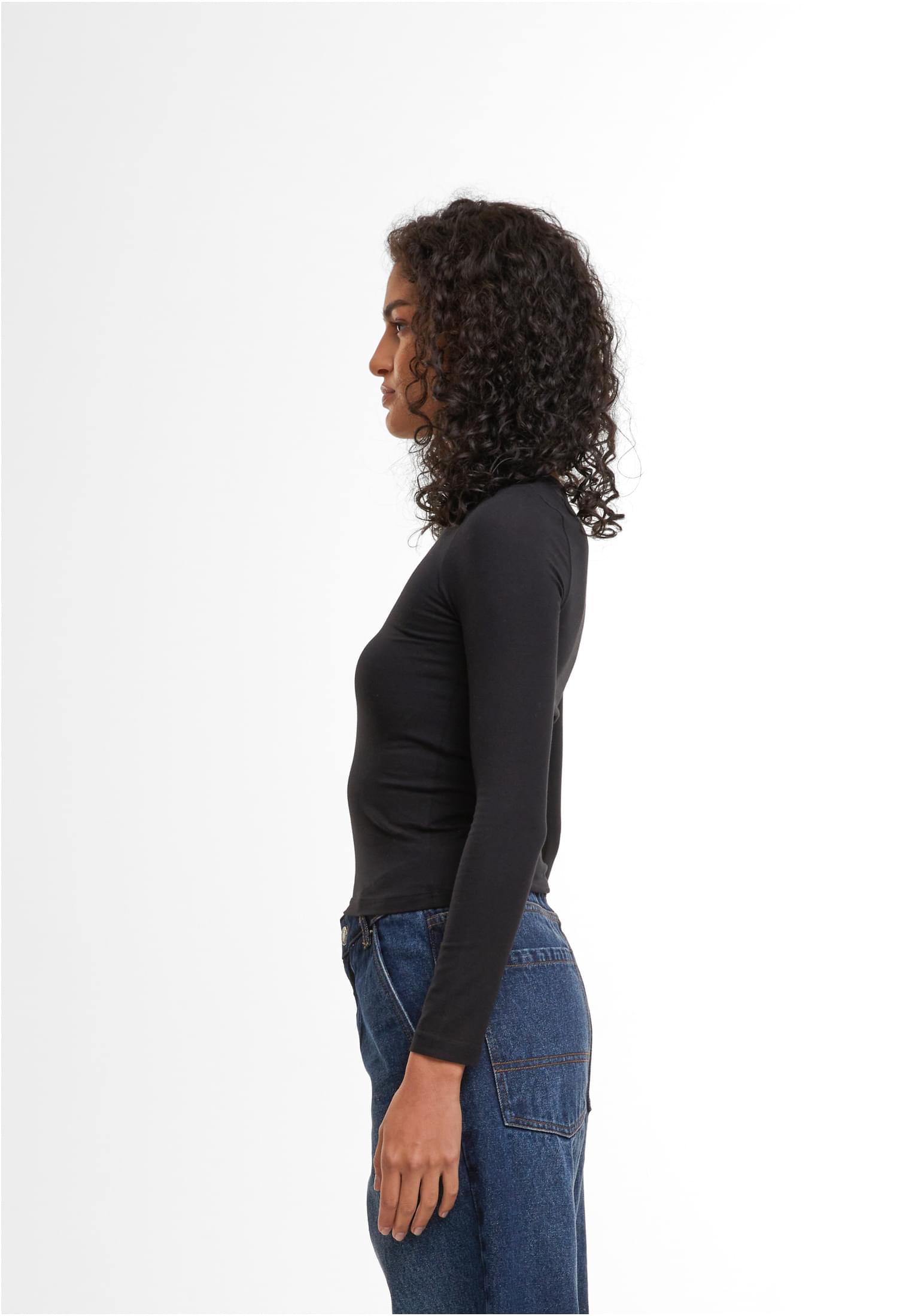 Ladies Ultra Slim Longsleeve black | black