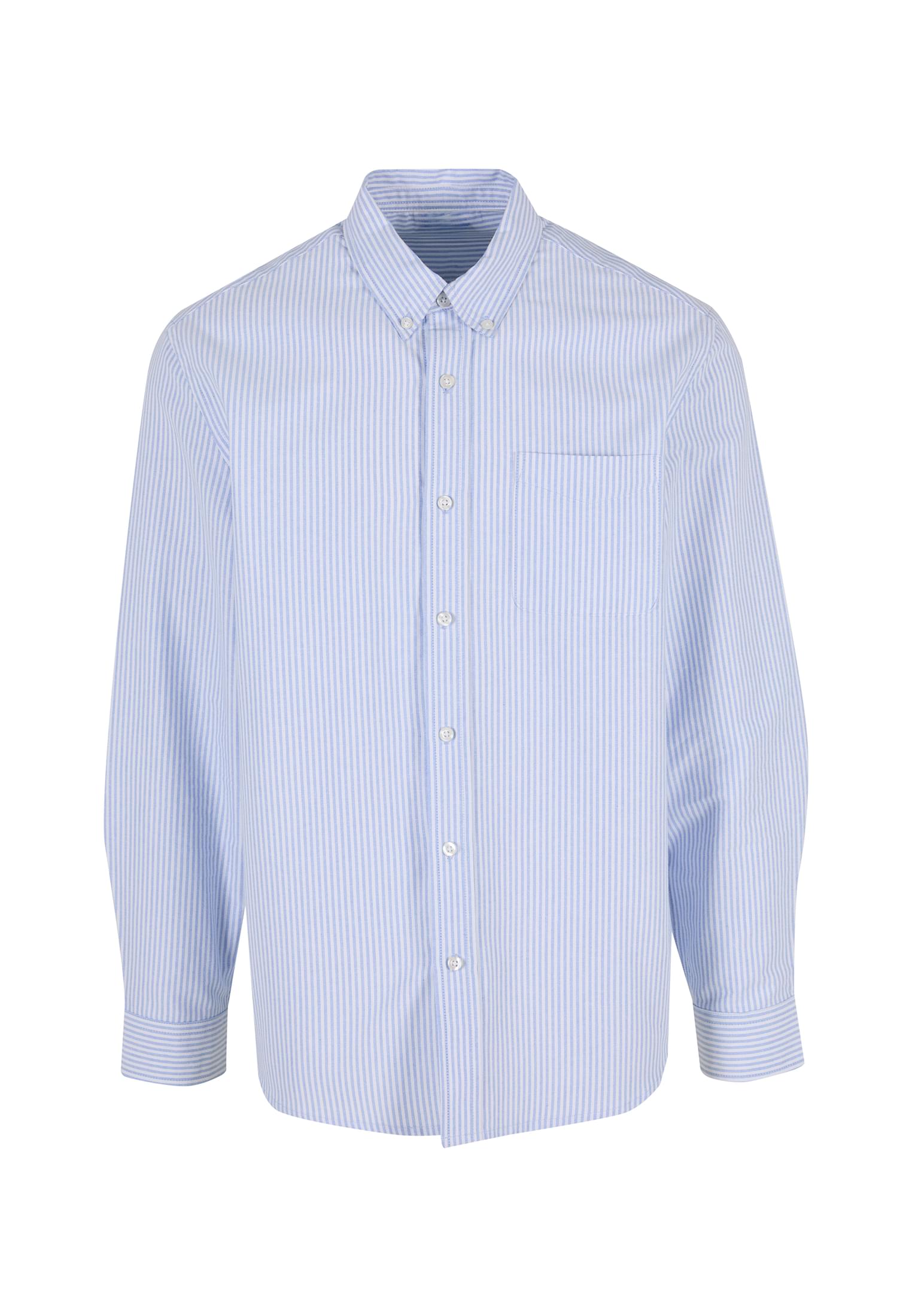 Striped Button Up Oxford Shirt lighthorizonblue/white | lighthorizonblue/white