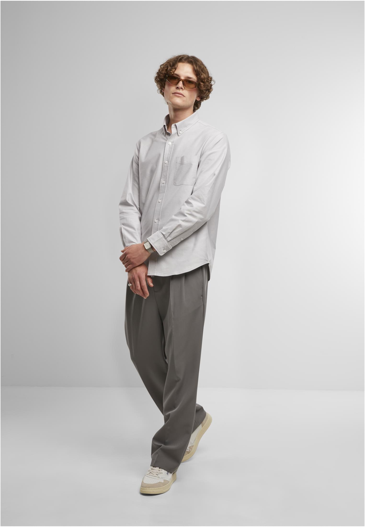 Button Up Oxford Shirt lightthundergrey | lightthundergrey