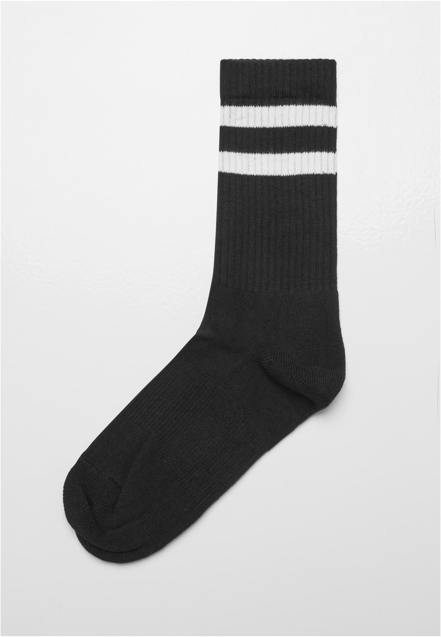 Double Stripe Socks 5-Pack black/white | black/white