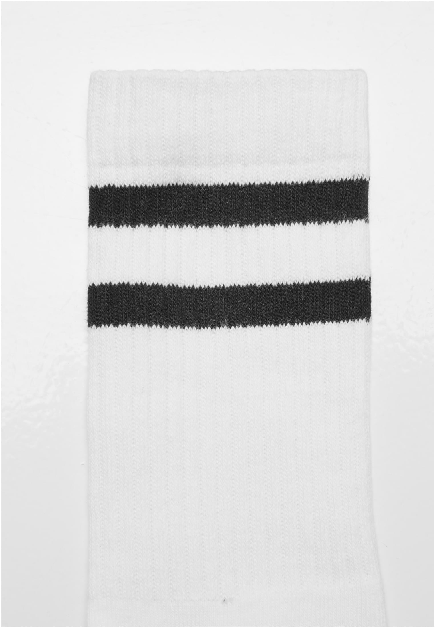 Double Stripe Socks 5-Pack white/black | white/black