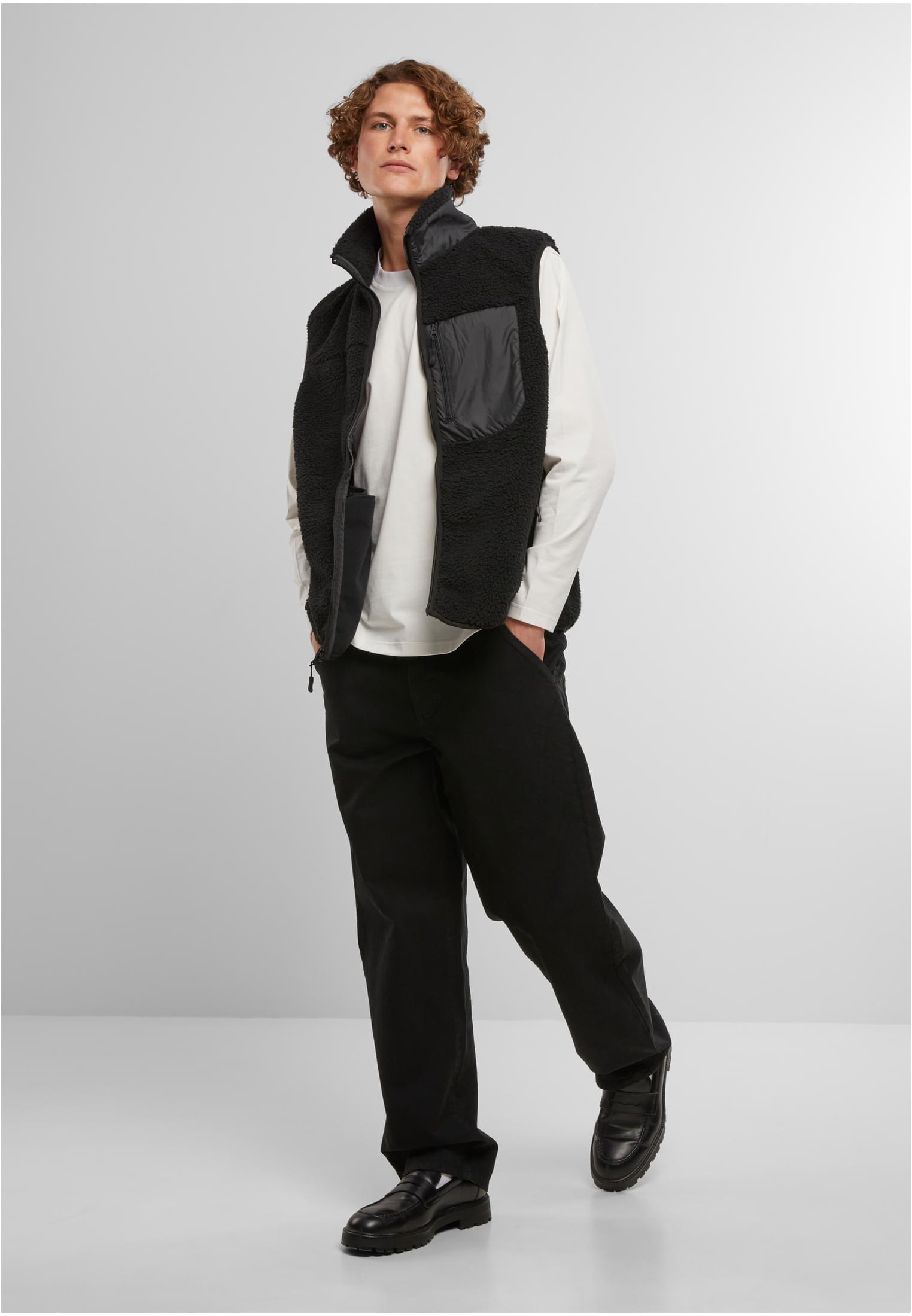 Bonded Sherpa Vest black | black