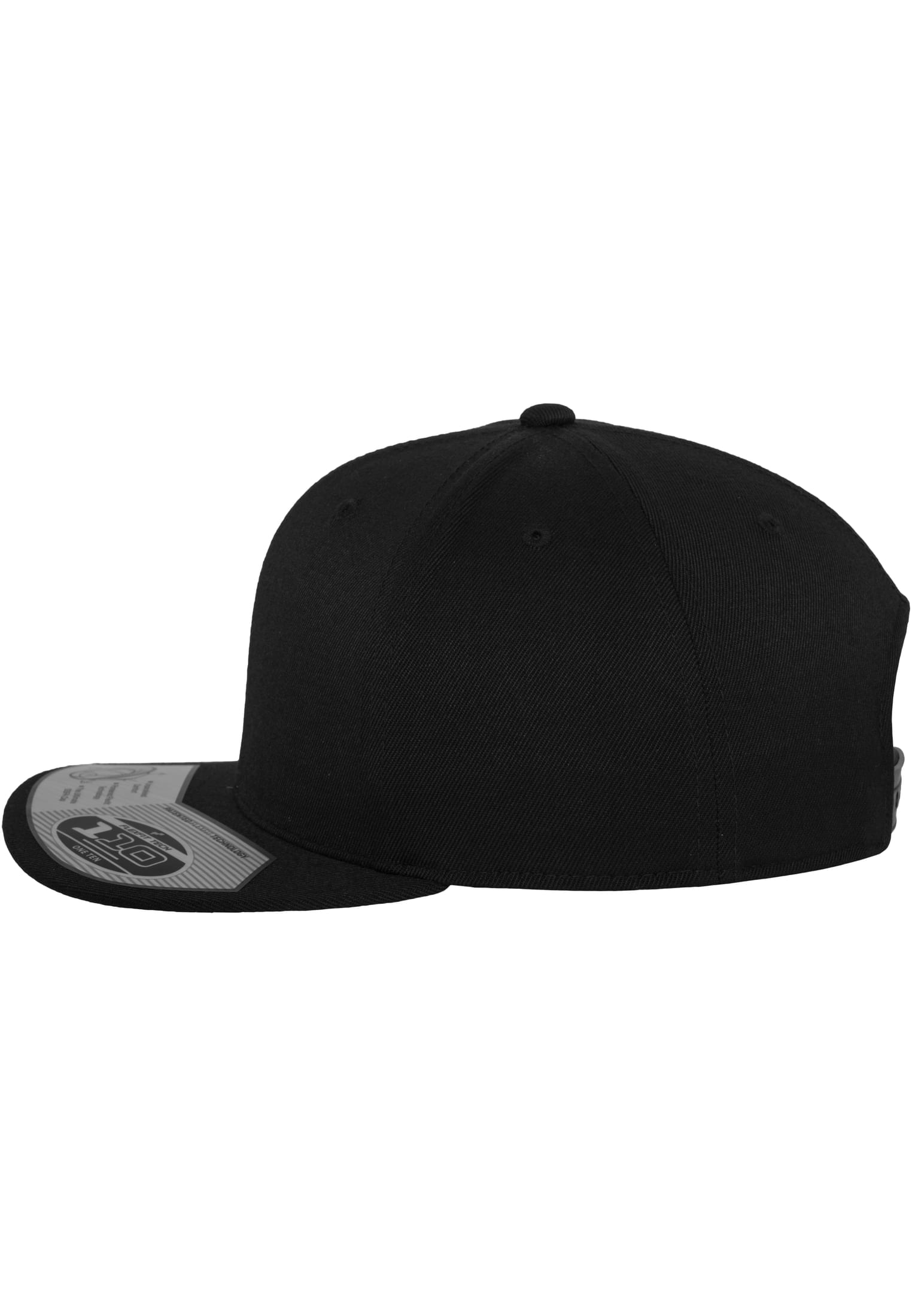 110 Fitted Snapback black | black