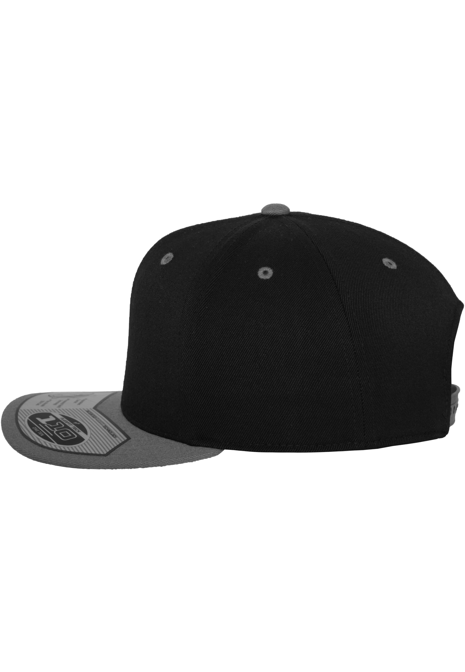110 Fitted Snapback blk/gry | blk/gry