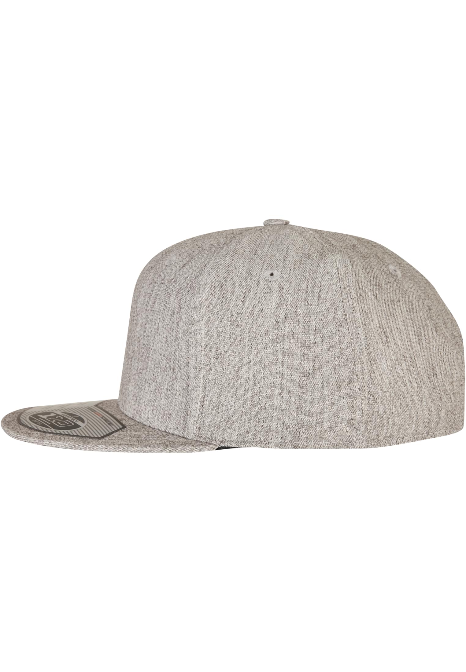 110 Fitted Snapback heathergrey | heathergrey